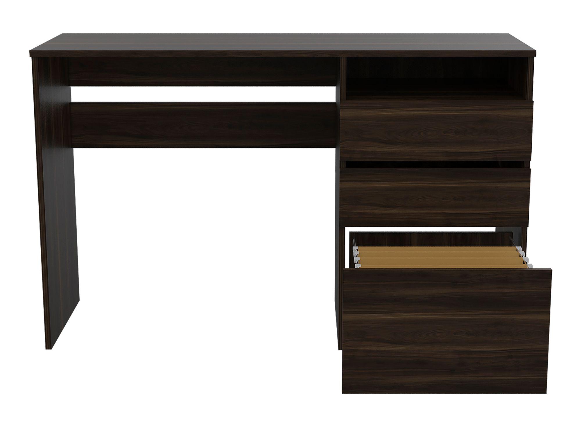 Escritorio 3 cajones Office 7 habano TuHome-2