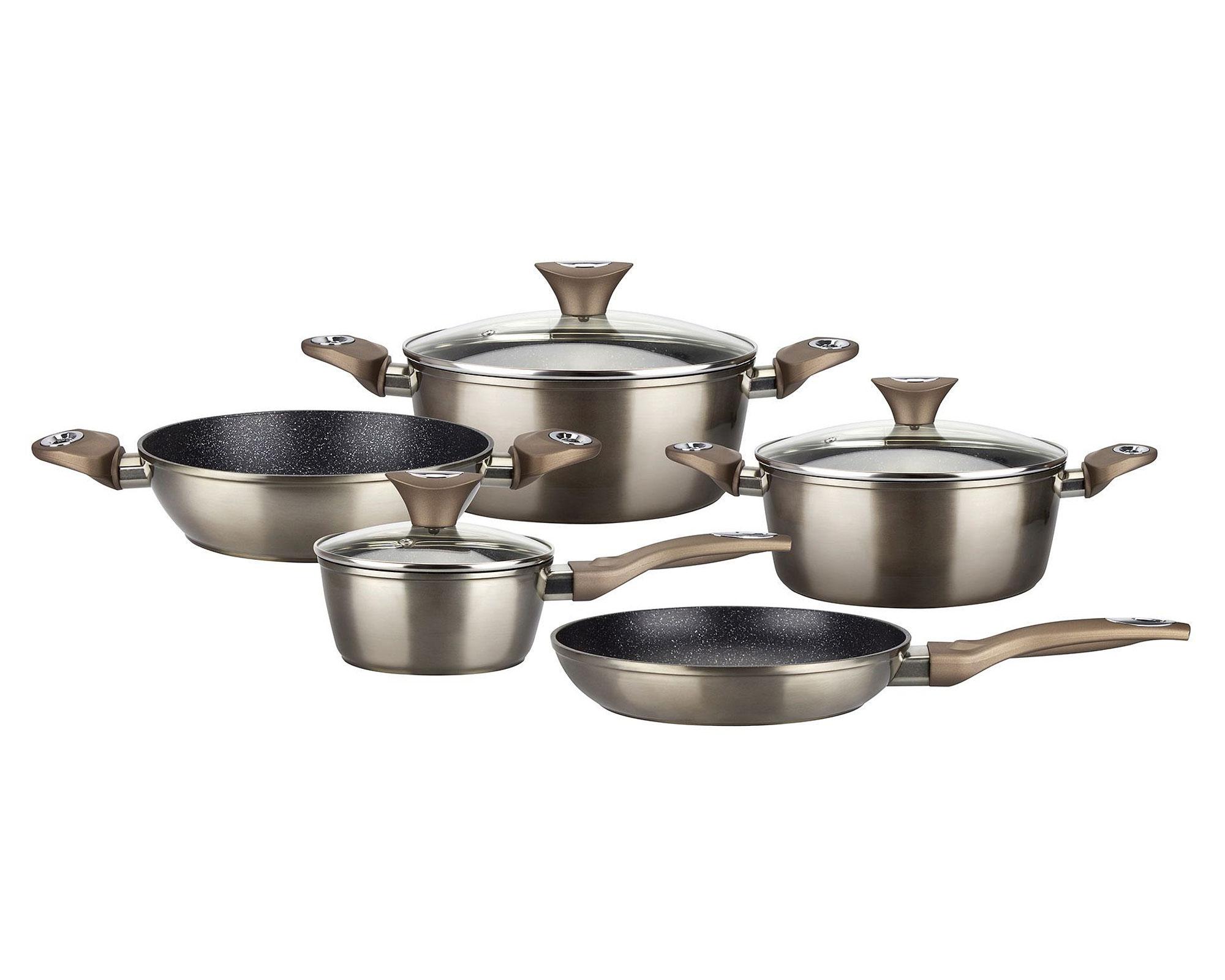 Batería 8 piezas Champagne Marmicoc-0