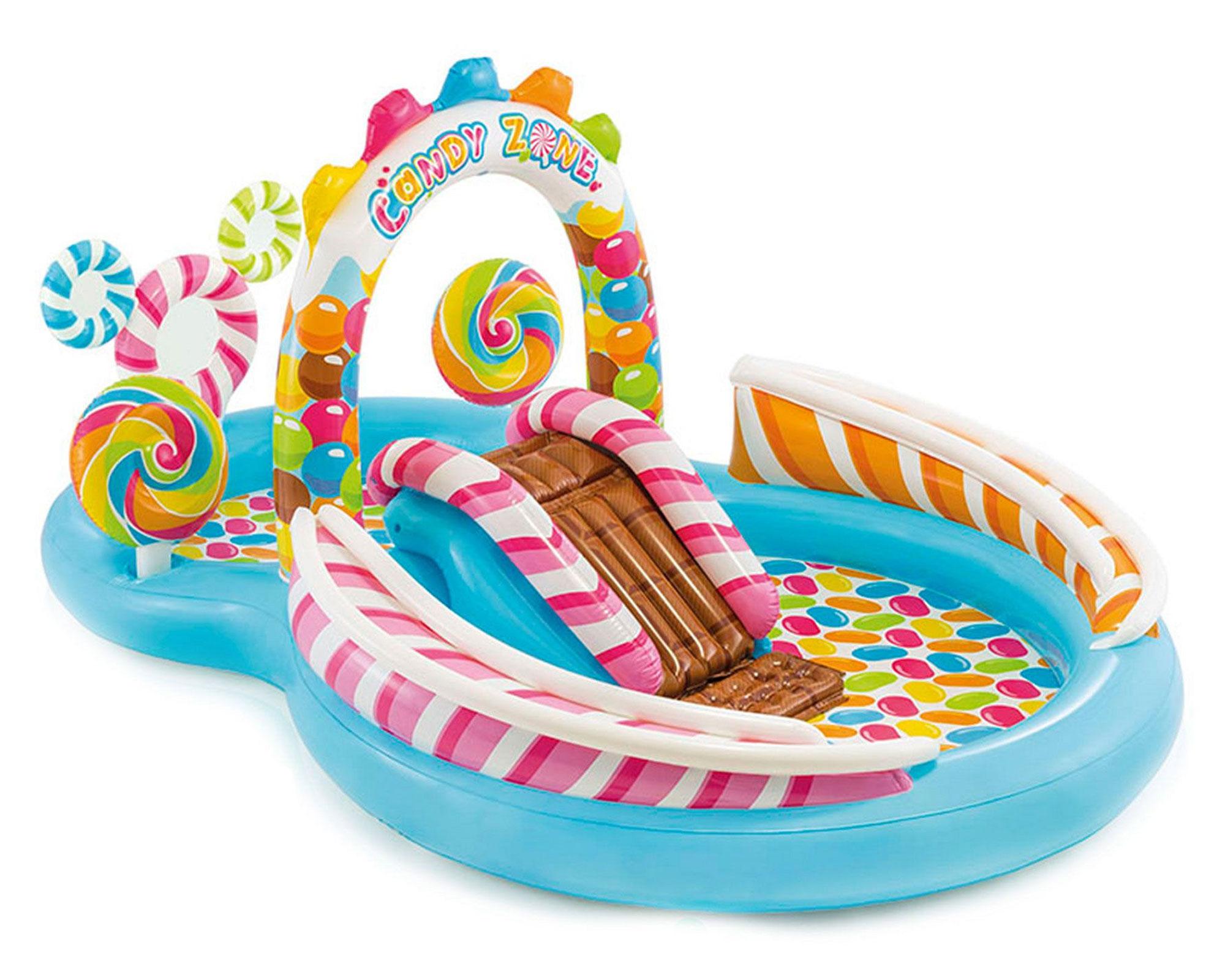 Piscina inflable 2,95 m 168/206 litros Candy zone play center Intex-0