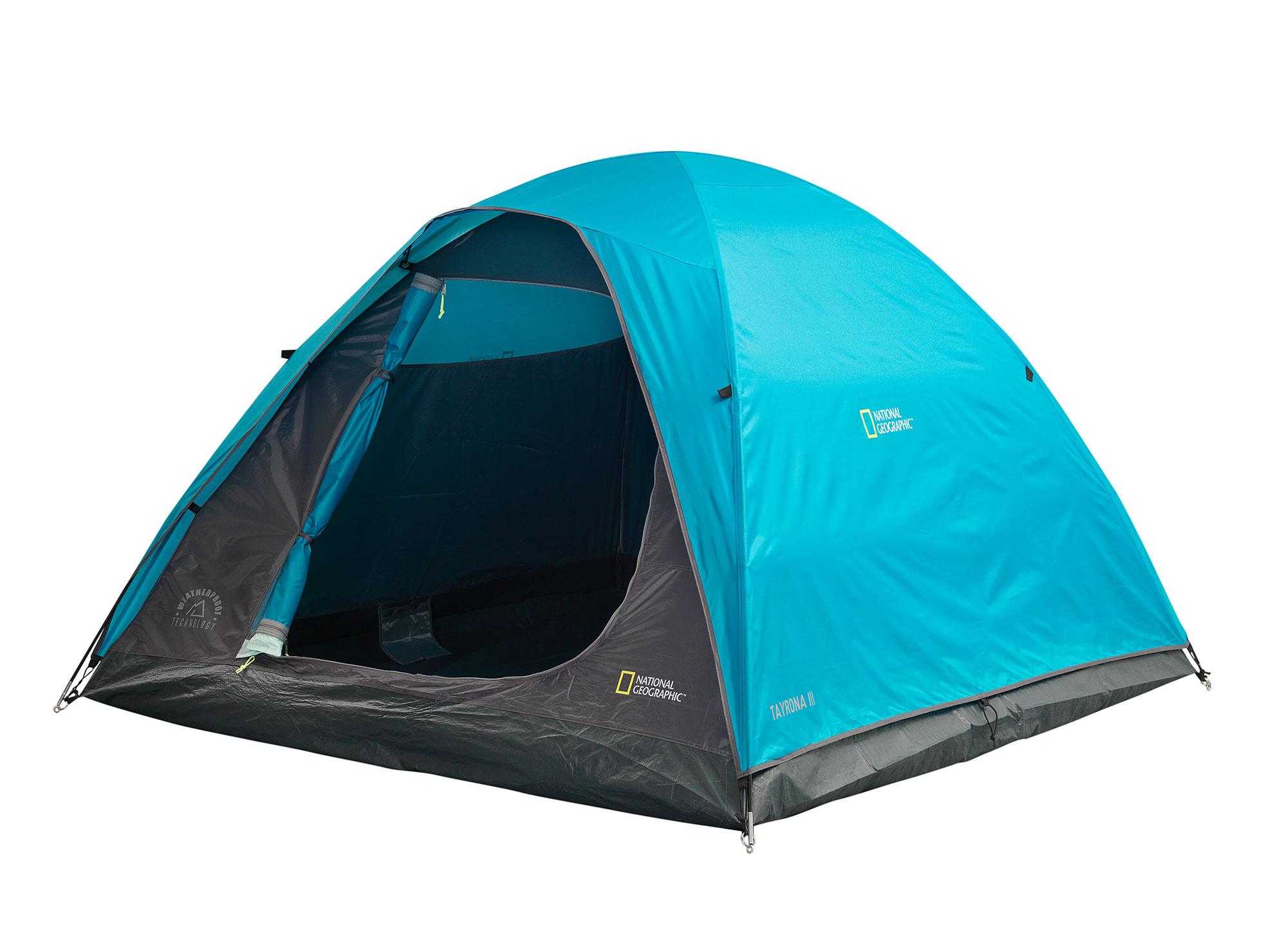Carpa 3 personas Tayrona azul National Geographic-2