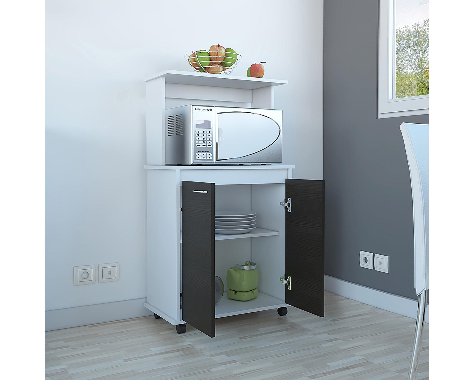 Mueble cocina Kitchen 36 blanco/wengue TuHome-4