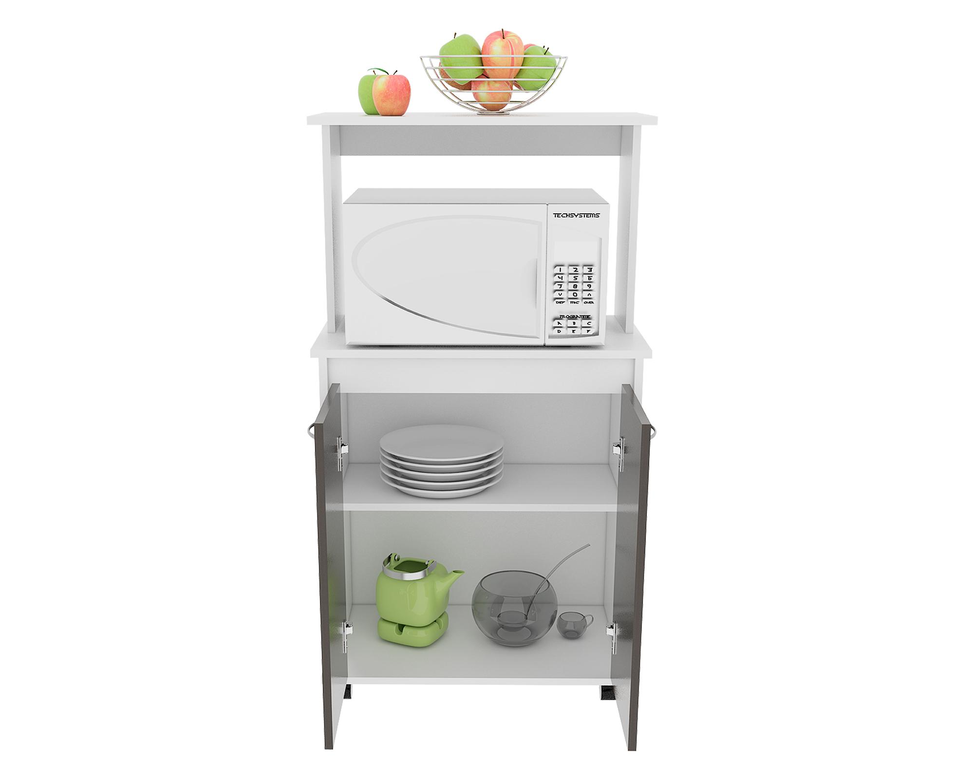 Mueble cocina Kitchen 36 blanco/wengue TuHome-1