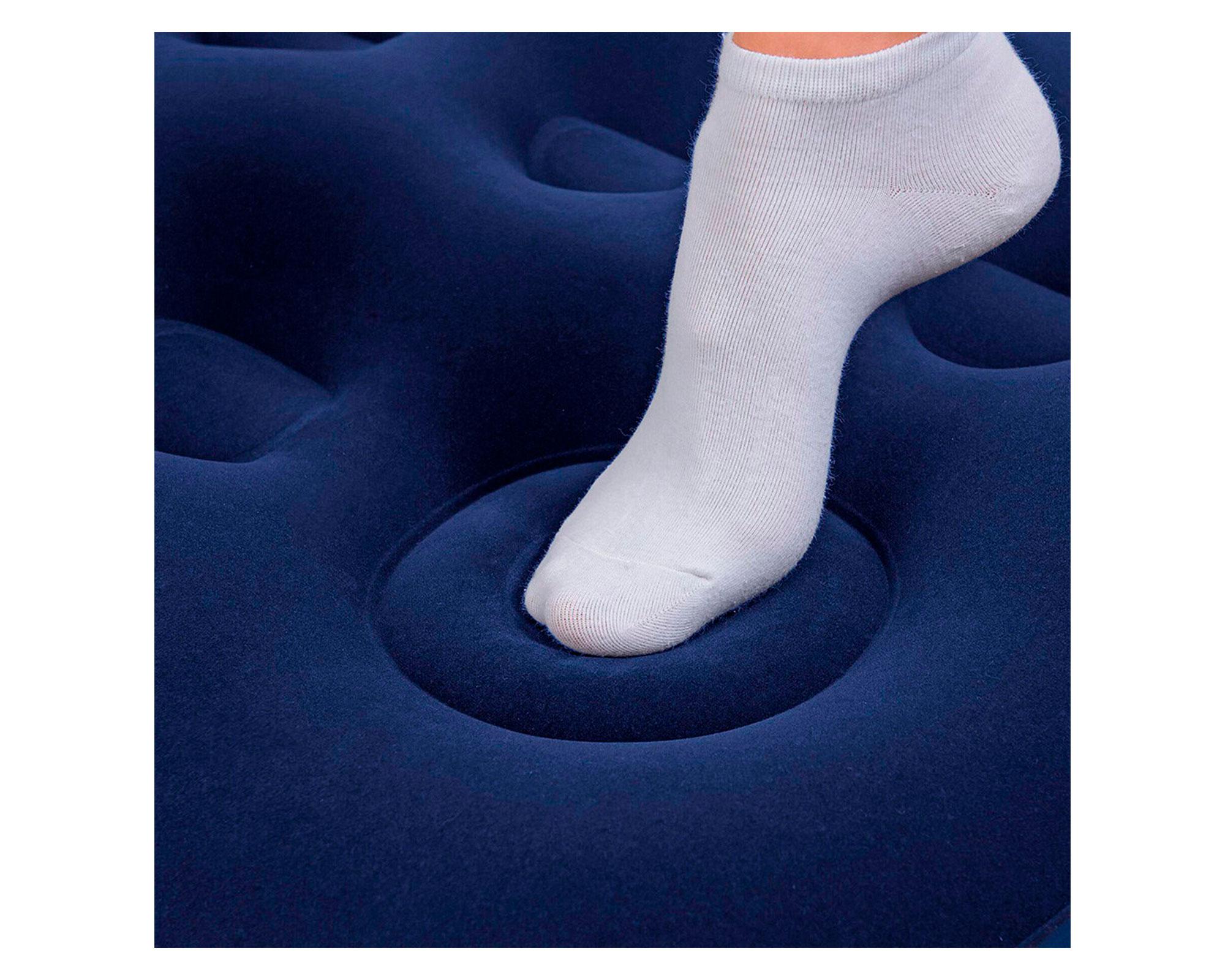 Colchón inflable single 185x76x28 cm inflador de pie Pavillo-8