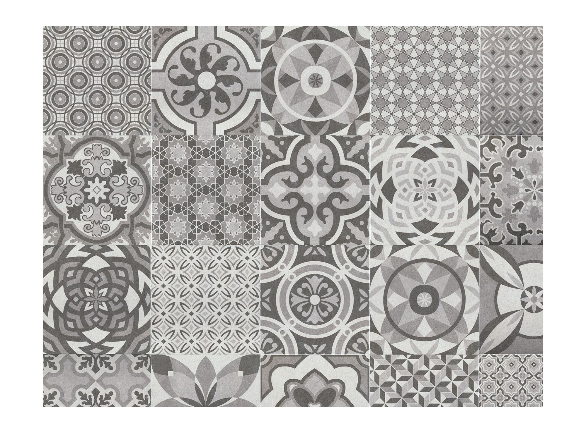 Porcelanato 25x25 cm Vintage gris 1 m2 Codicer-1