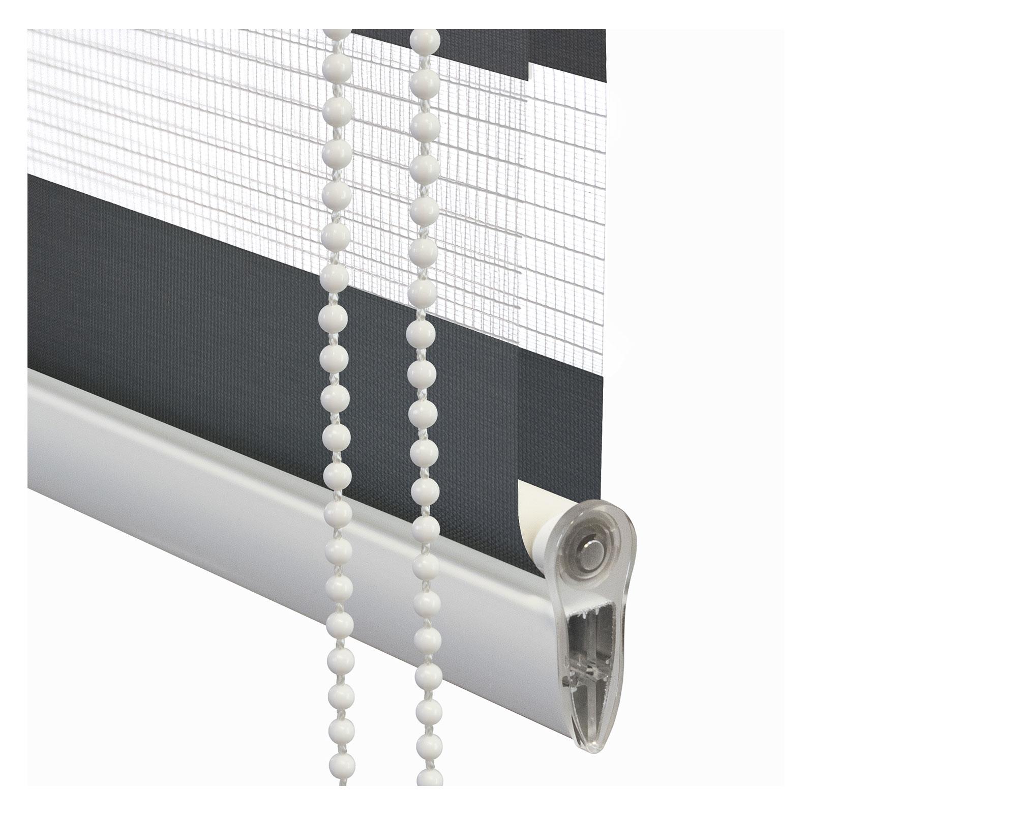 Cortina roller 160x165 cm Zebra gris oscuro-11