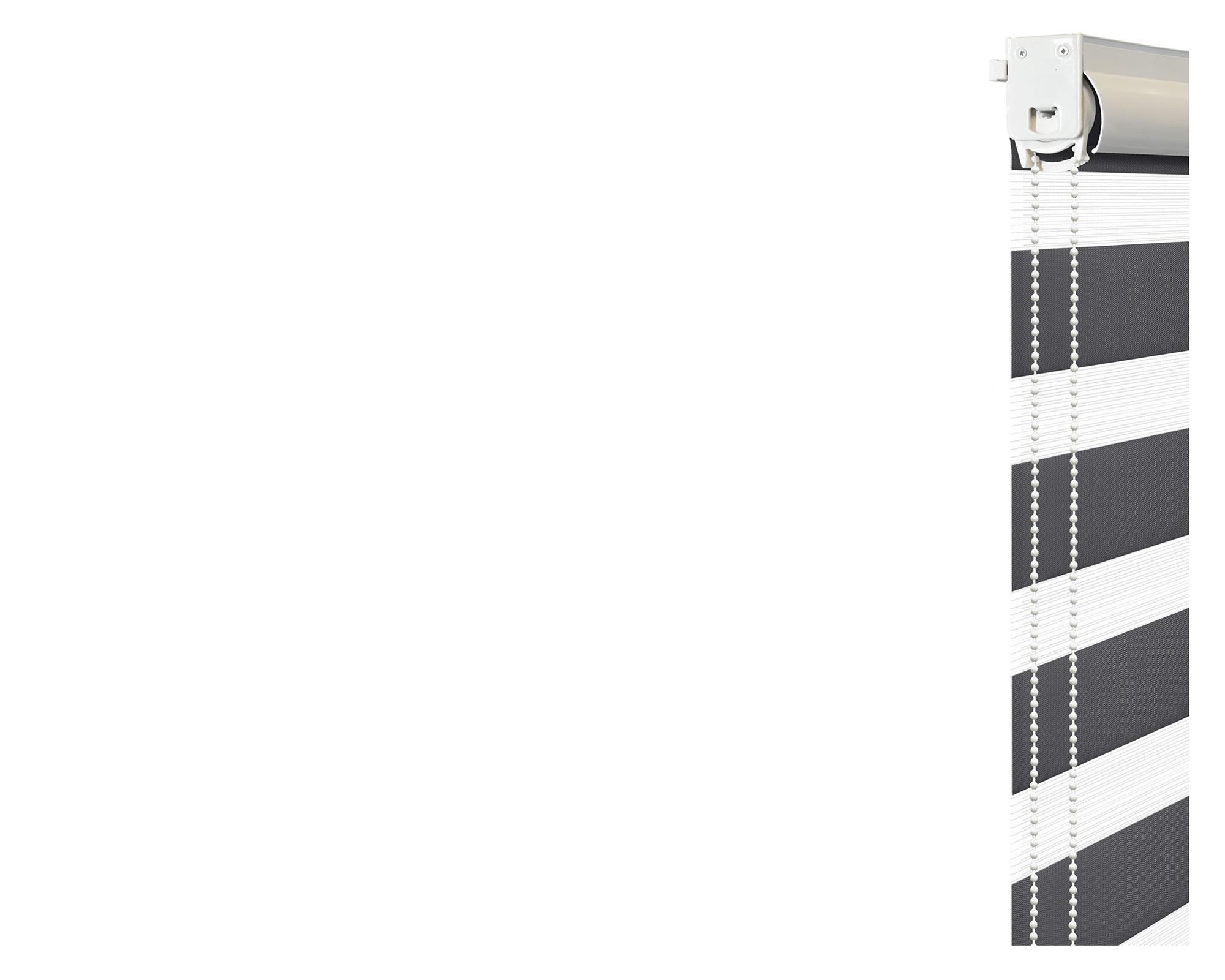 Cortina roller 160x165 cm Zebra gris oscuro-6