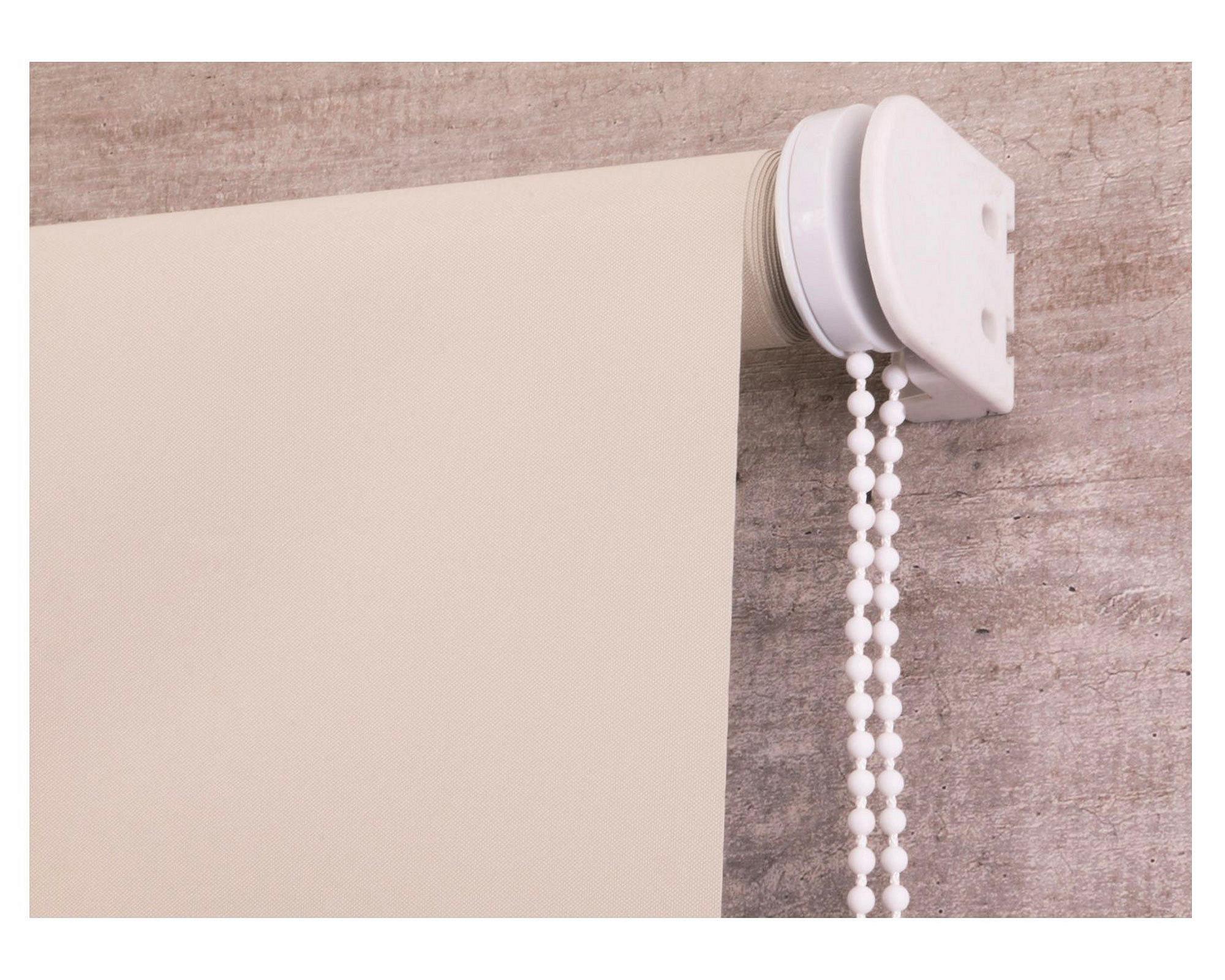 Cortina roller blackout 220x165 cm beige.-3