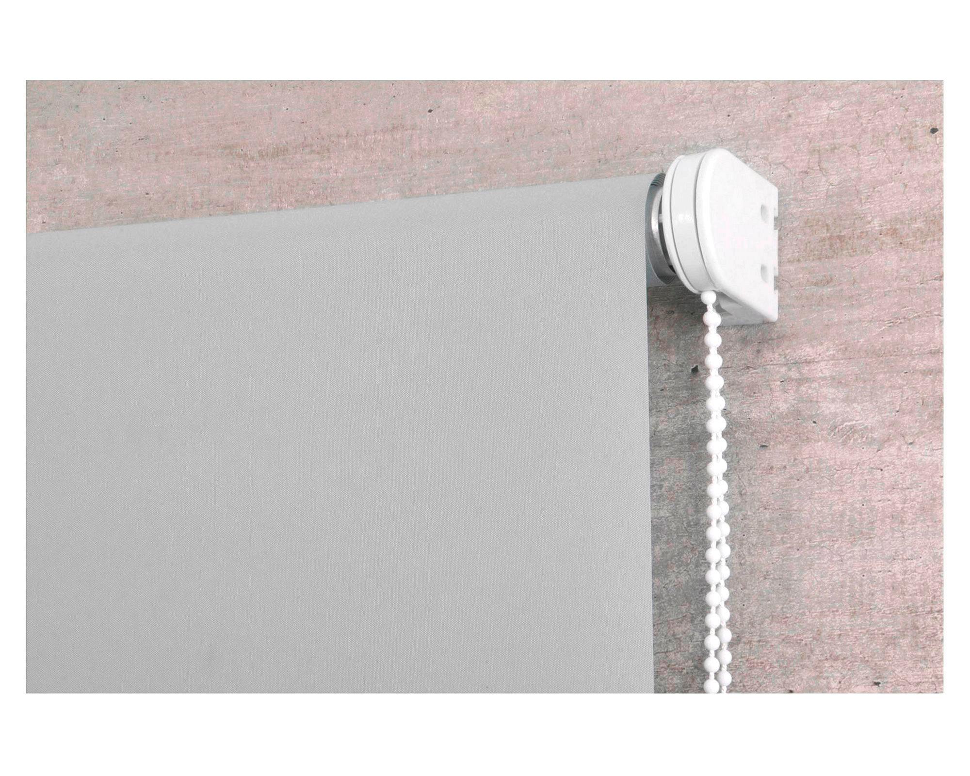 Cortina roller blackout gris claro 200x165 cm-1