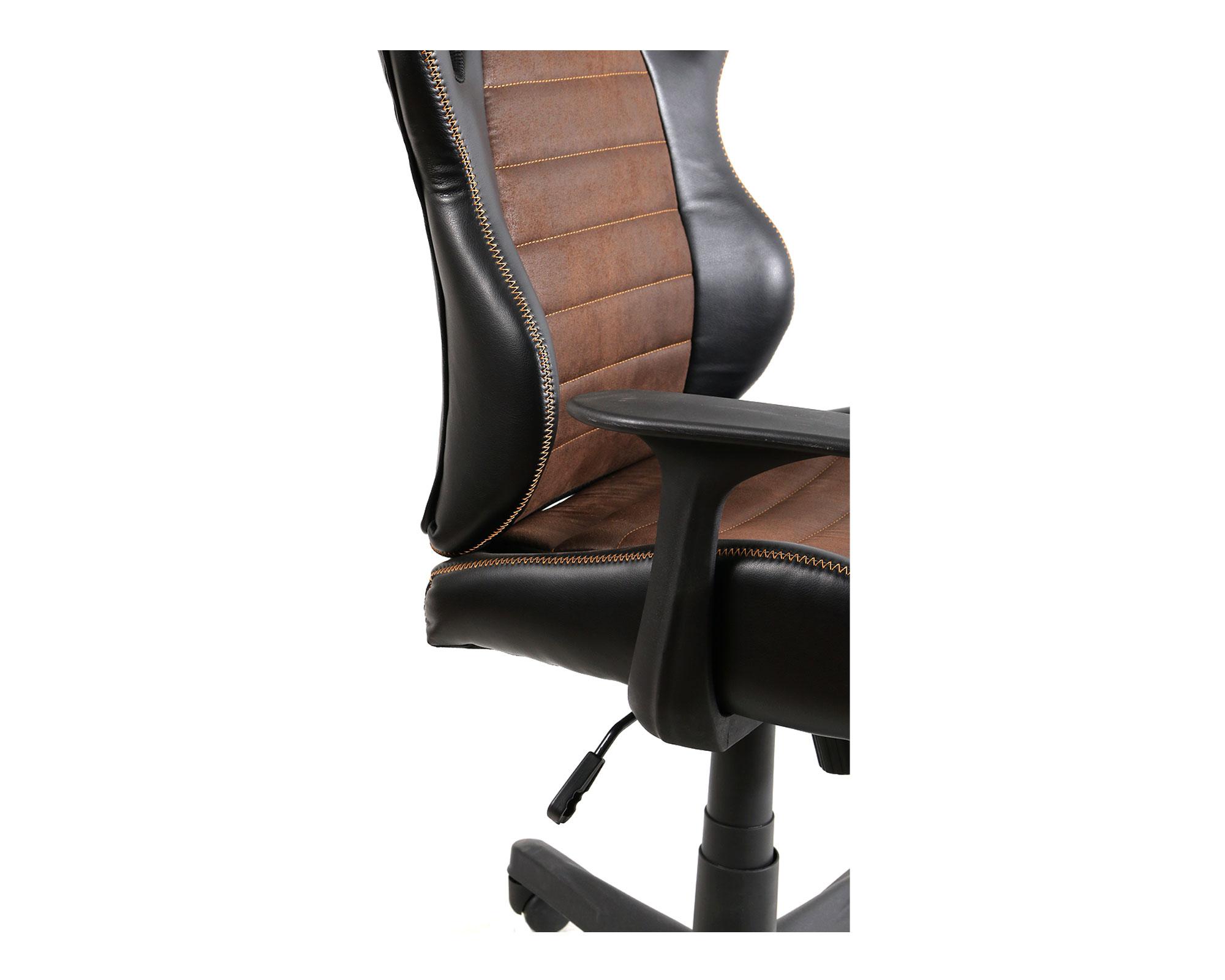Silla gamer negro/café M+Design-2