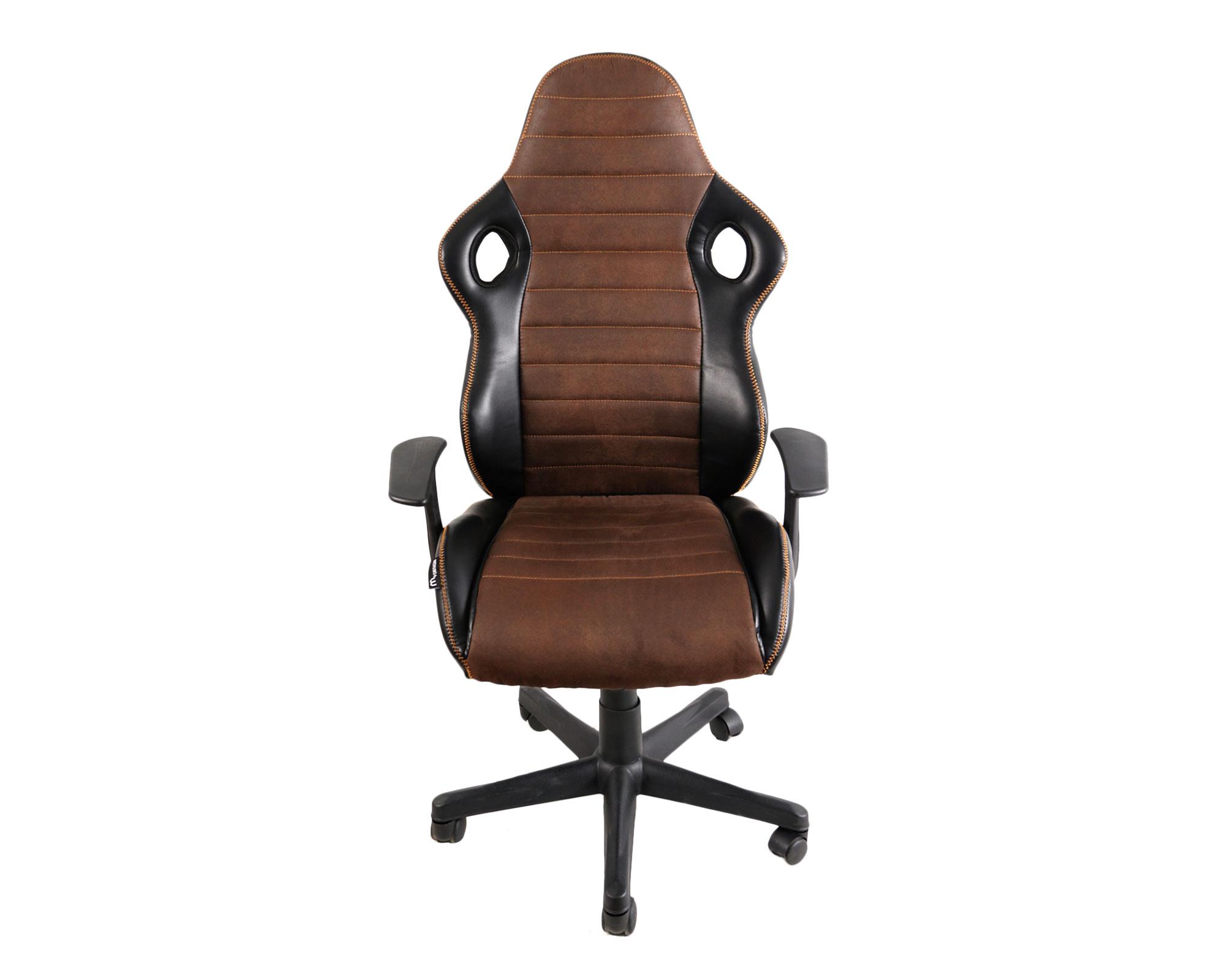 Silla gamer negro/café M+Design-0