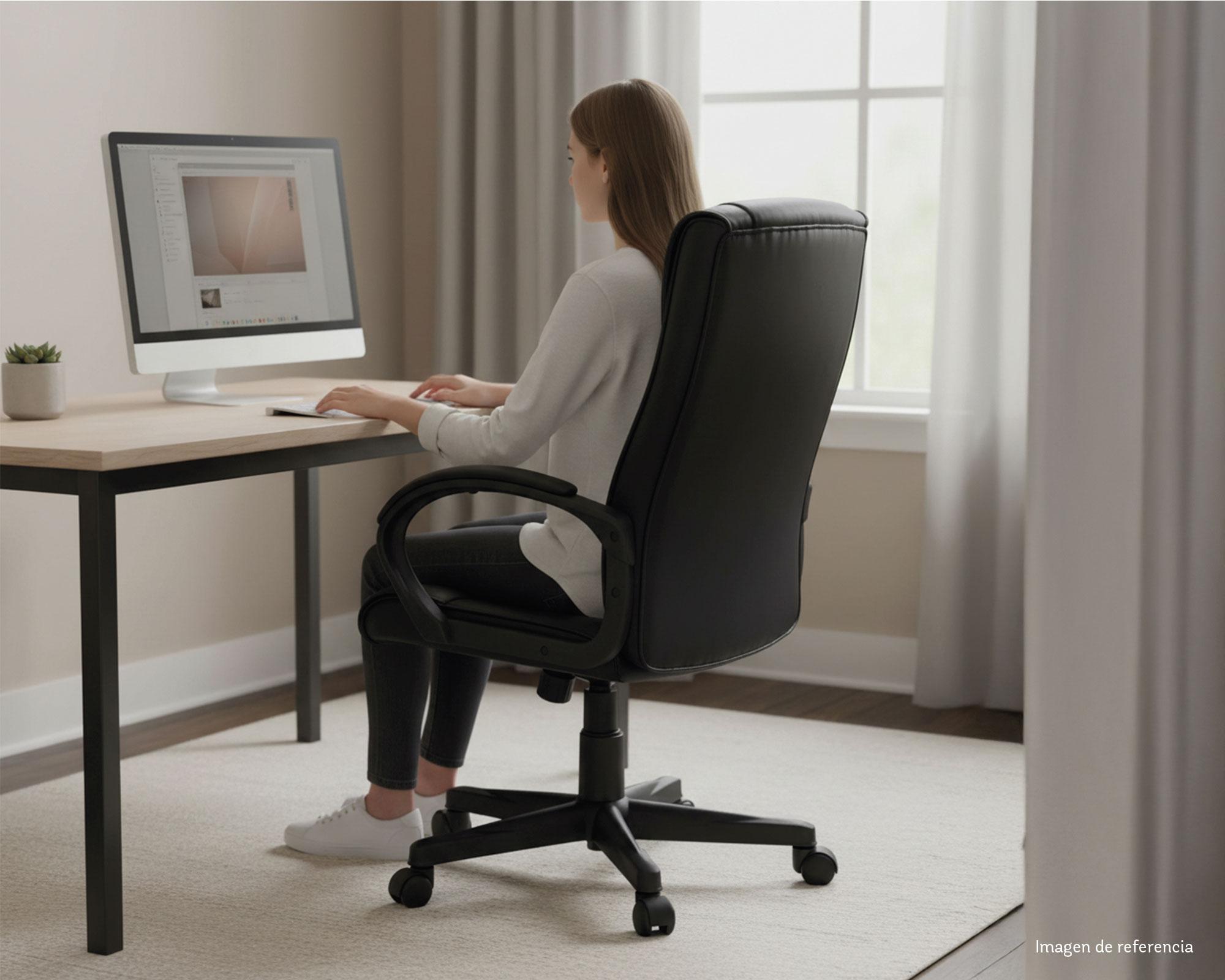 Silla de escritorio ejecutiva Michigan negro M+Design-2