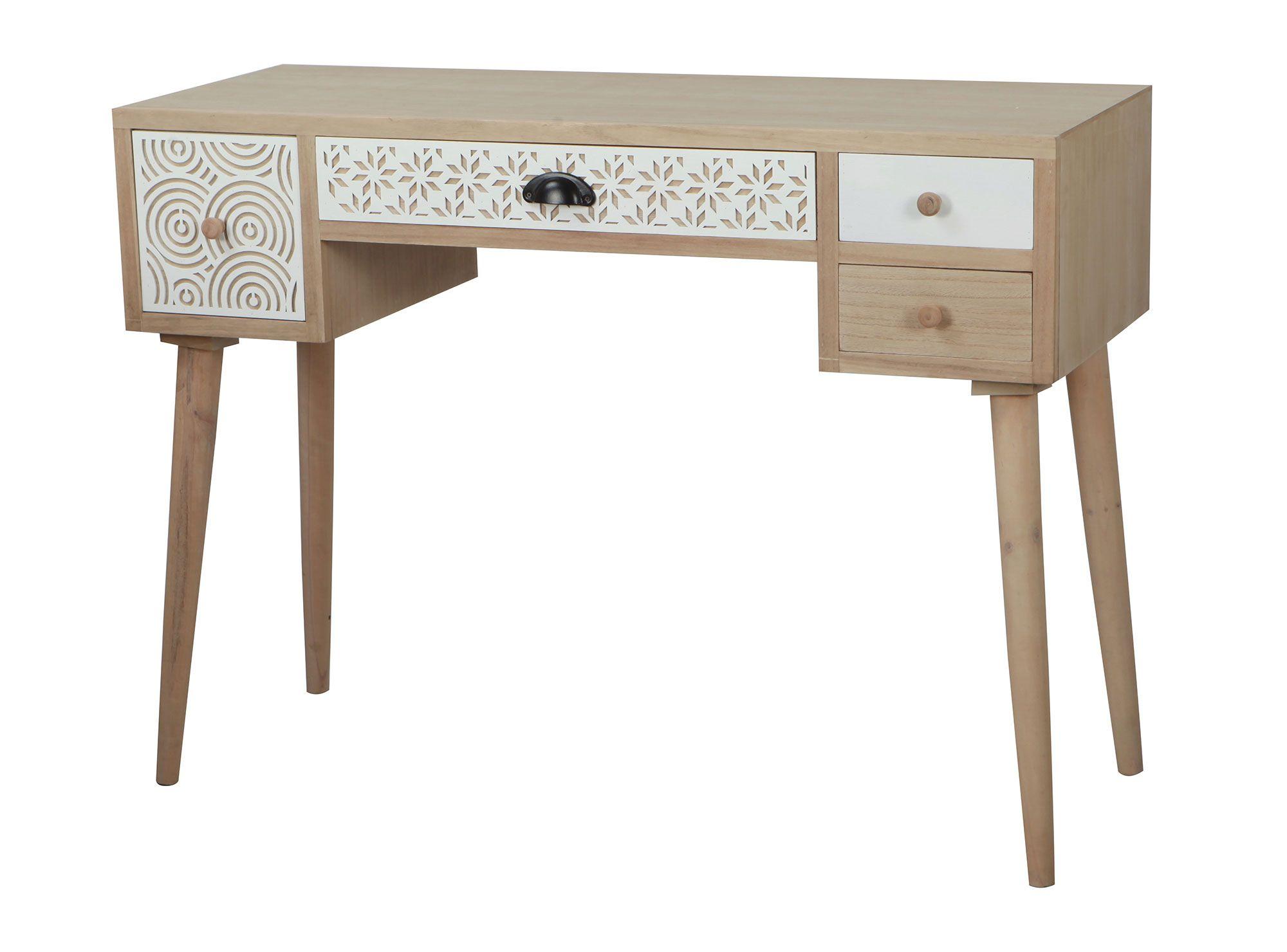 Escritorio 4 cajones Min natural M+Design-0