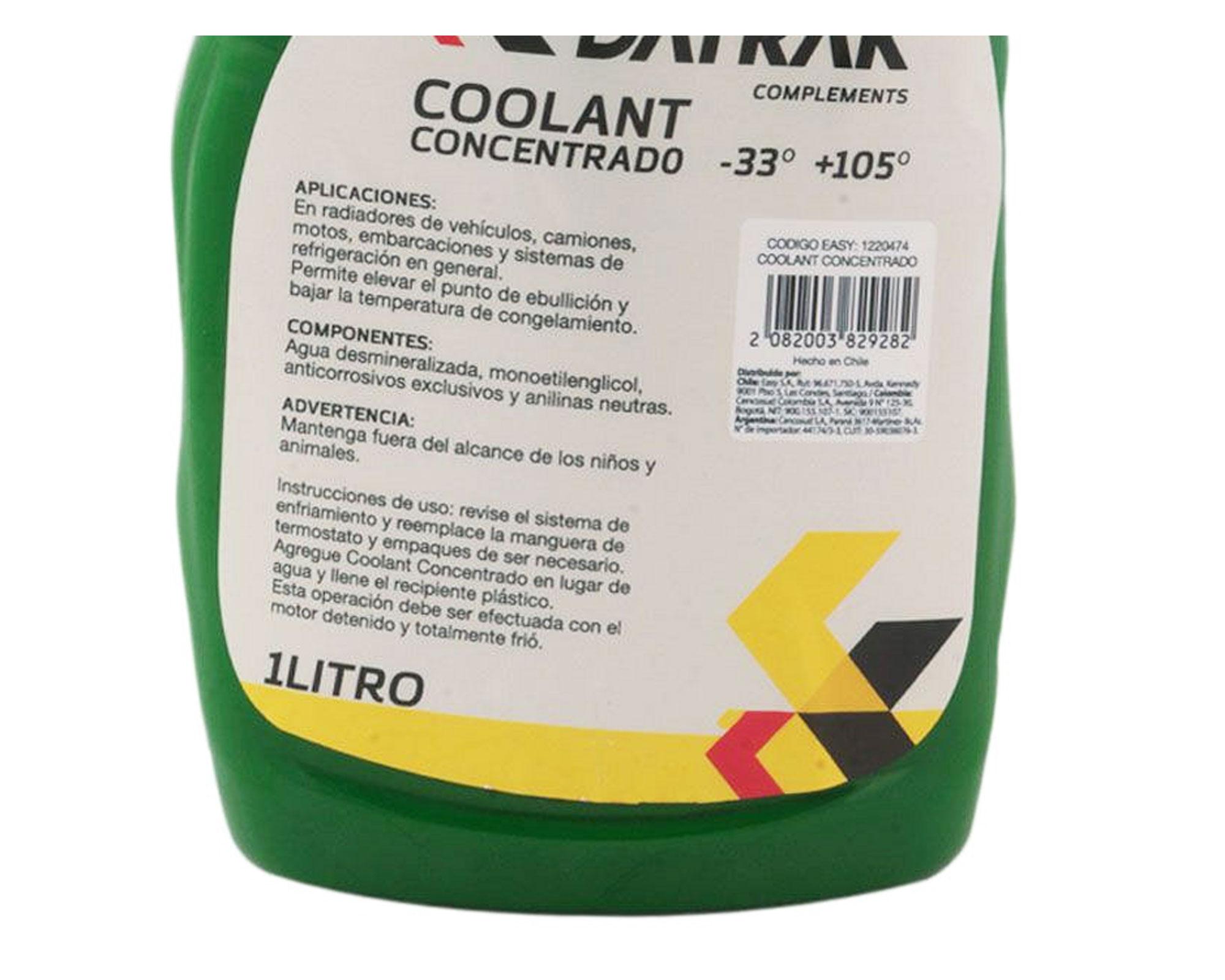 Anticongelante concentrado 1 litro -33°C Datrak-2