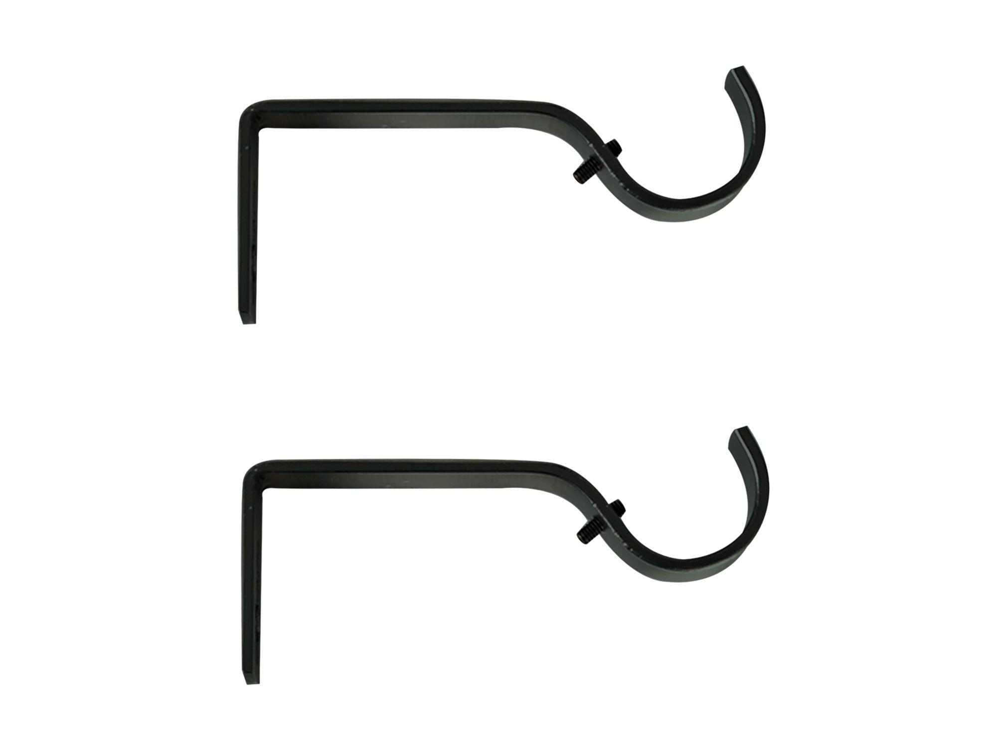 Barra extensible 120/210 cm esfera negro Cotidiana-2