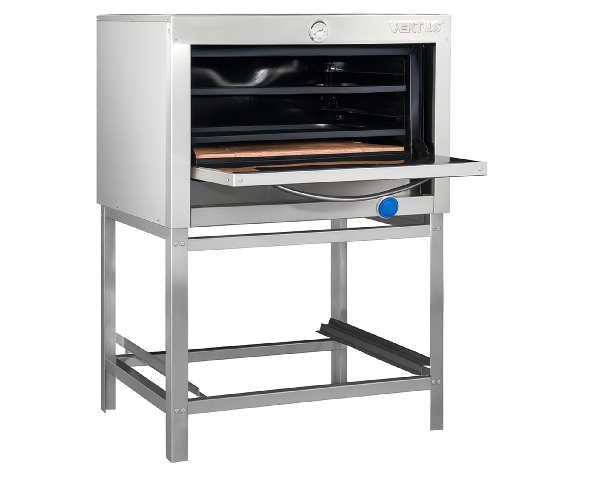 Horno industrial 1 cámara GLP VHG-1C plata 130 lt-2