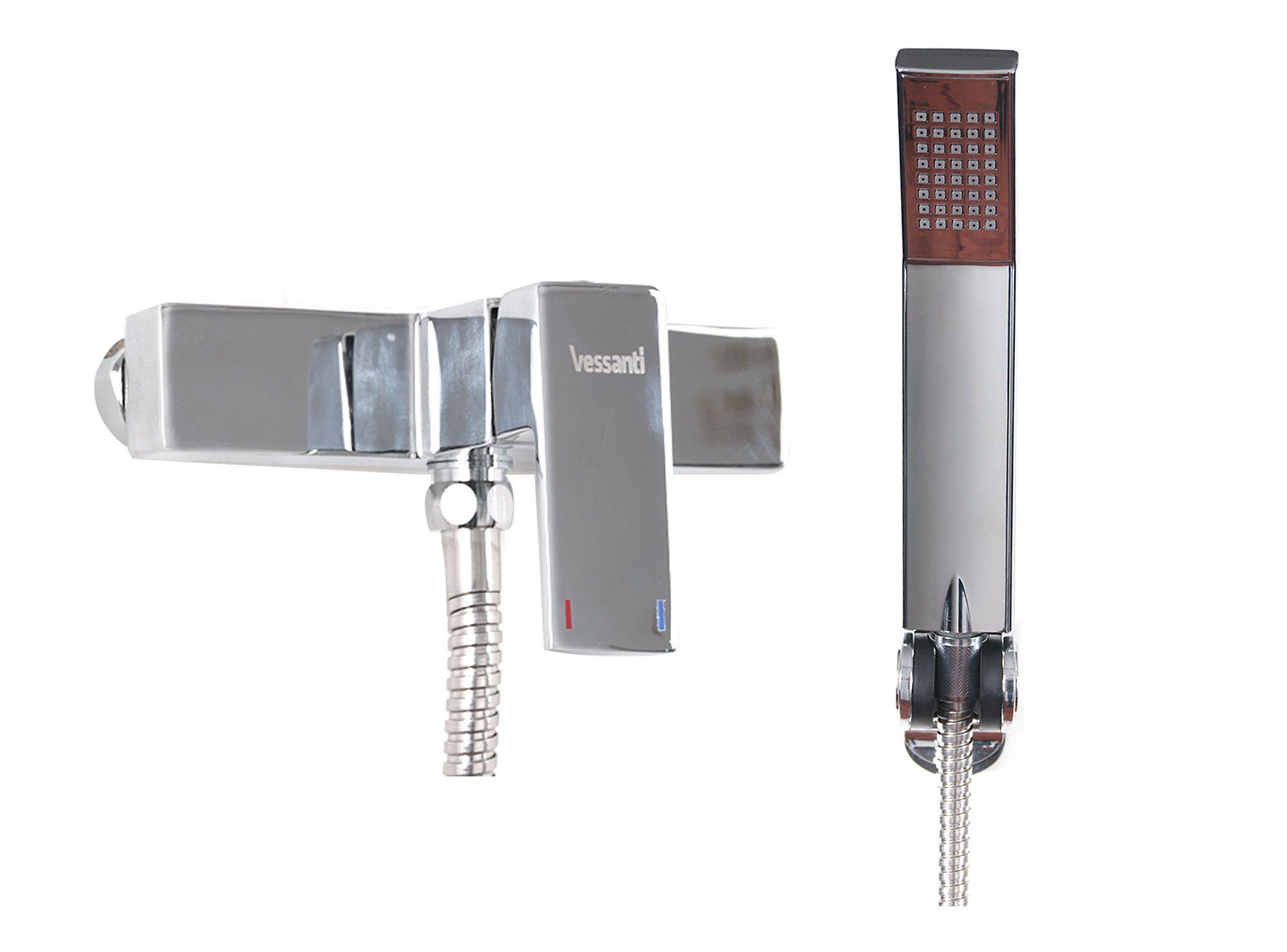 Monomando ducha Isola cromo Vessanti-0