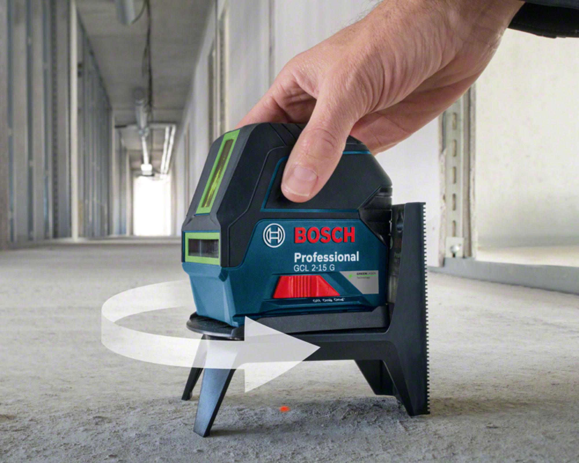 Nivel láser líneas y puntos verde GCL 2-15 G Bosch-4