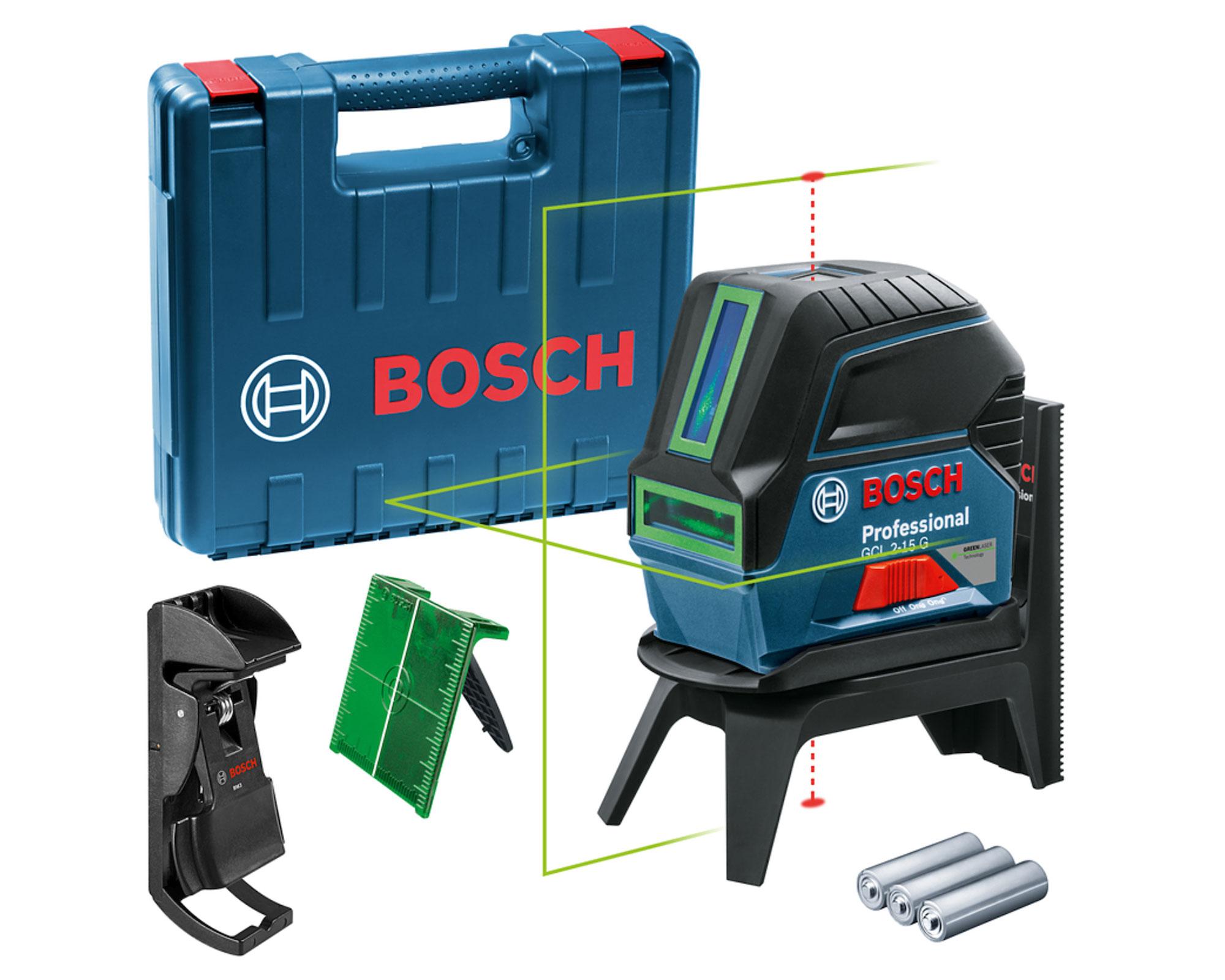 Nivel láser líneas y puntos verde GCL 2-15 G Bosch-1