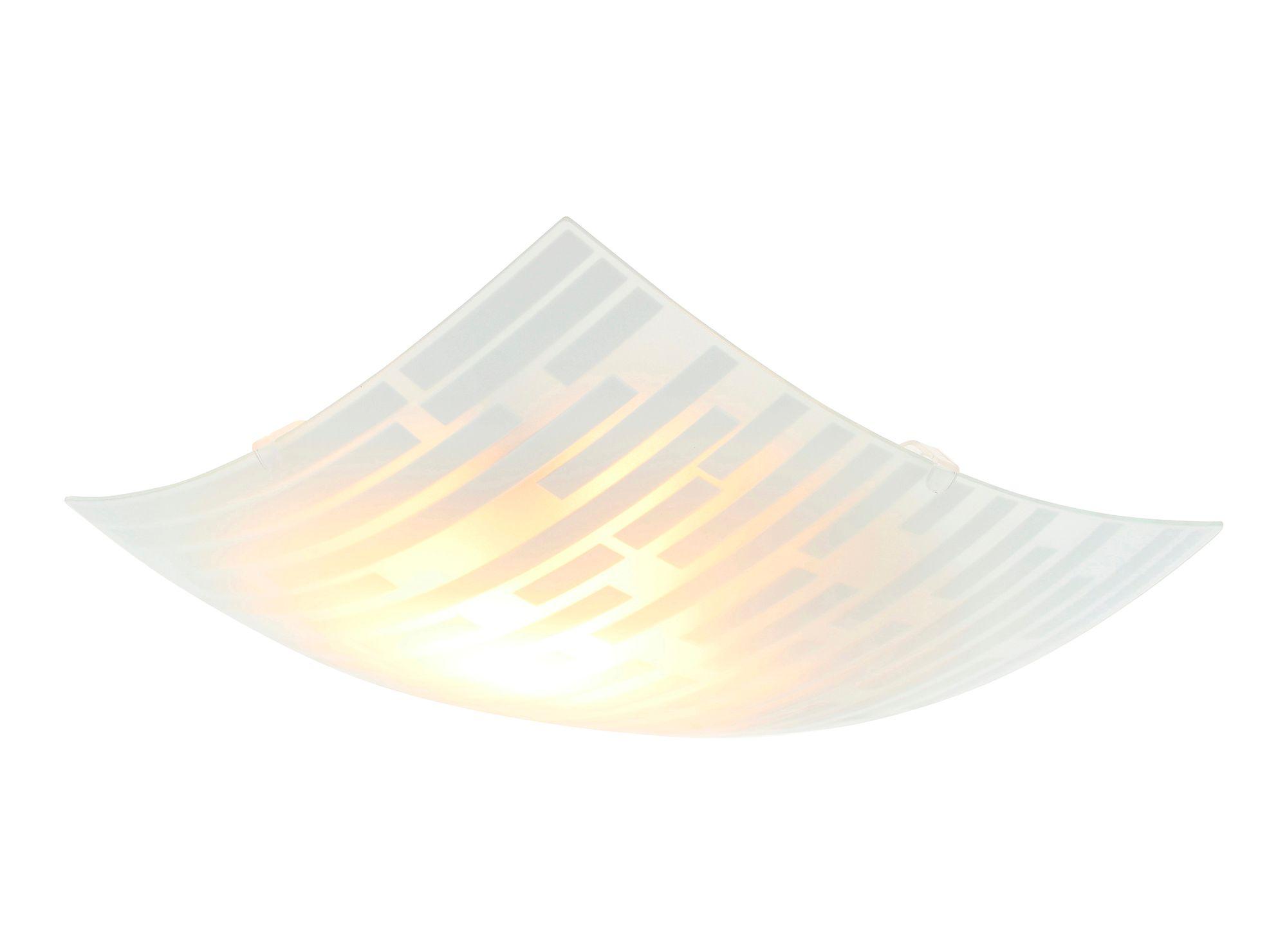 Plafón 2L E27 rayas blanco Concept Lighting-2