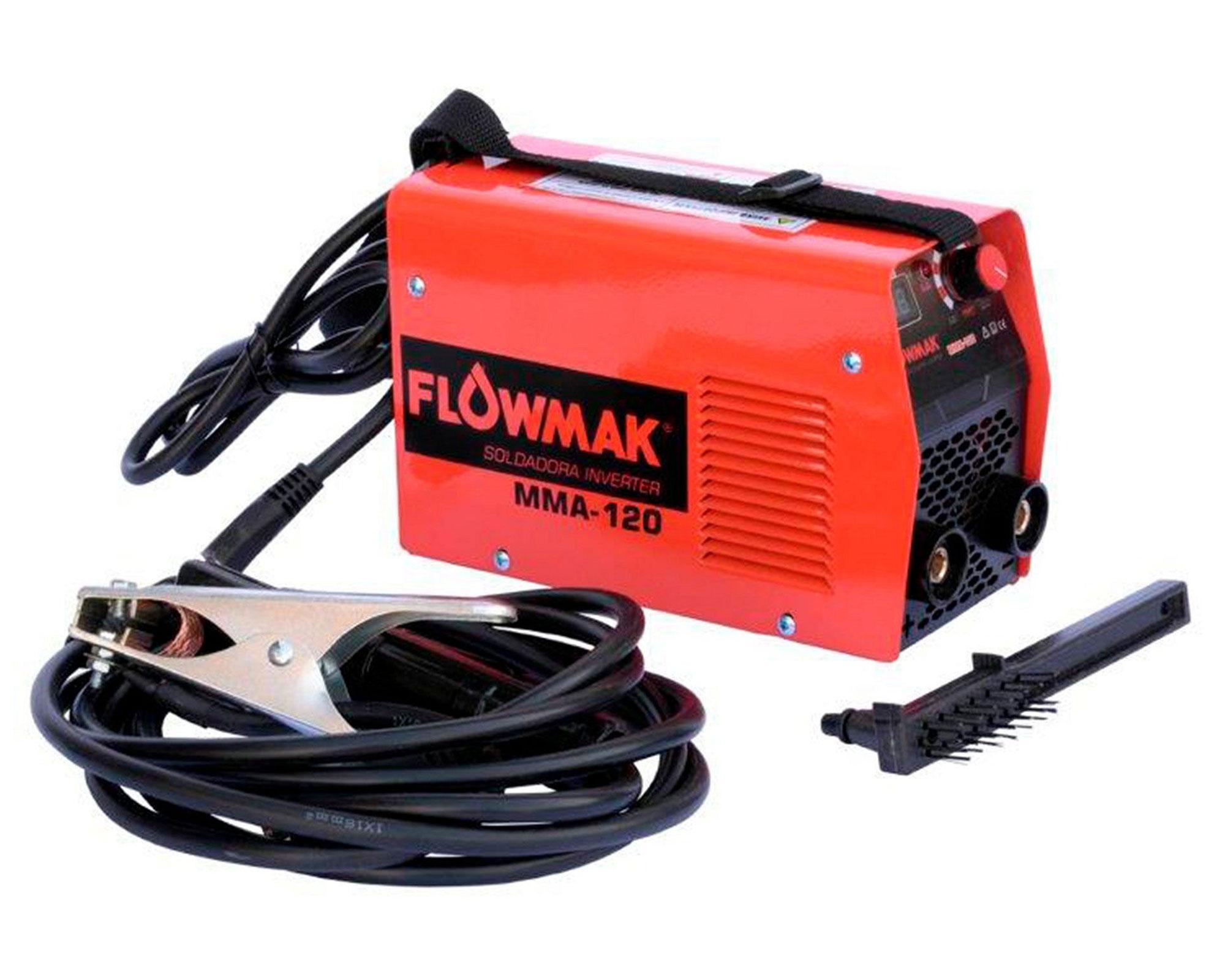 Soldadora inverter 120A MMA-120 Flowmak-0