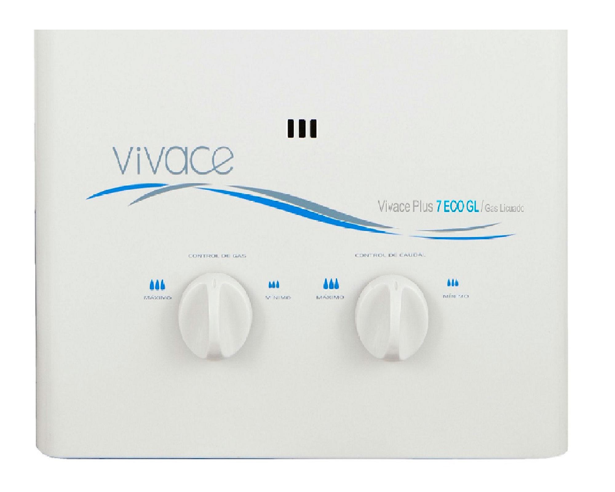 Calefont ionizado tiro natural 7 lt gas licuado Vivace ECO Mademsa-2