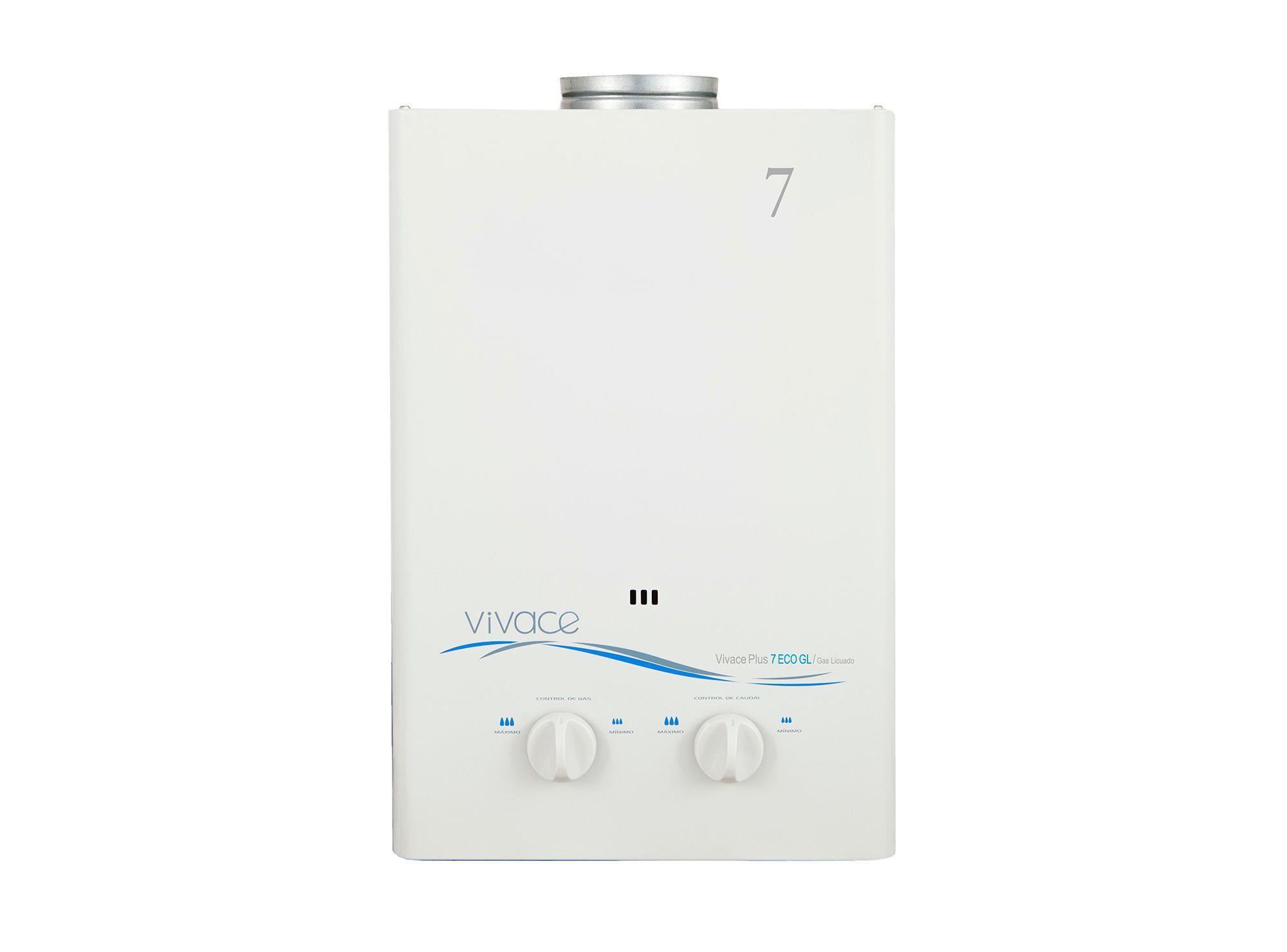 Calefont ionizado tiro natural 7 lt gas licuado Vivace ECO Mademsa-1