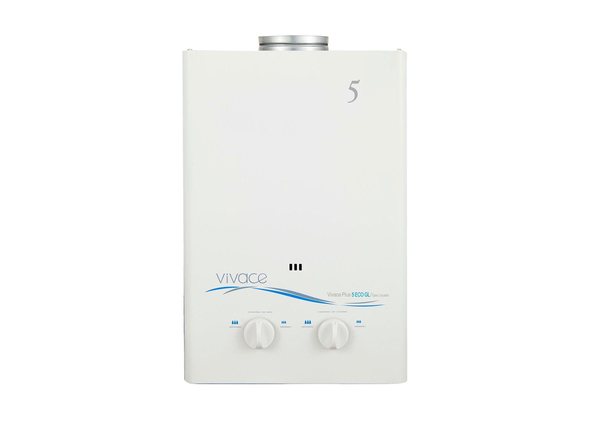 Calefont ionizado tiro natural 5 lt gas licuado Vivace ECO Mademsa-1