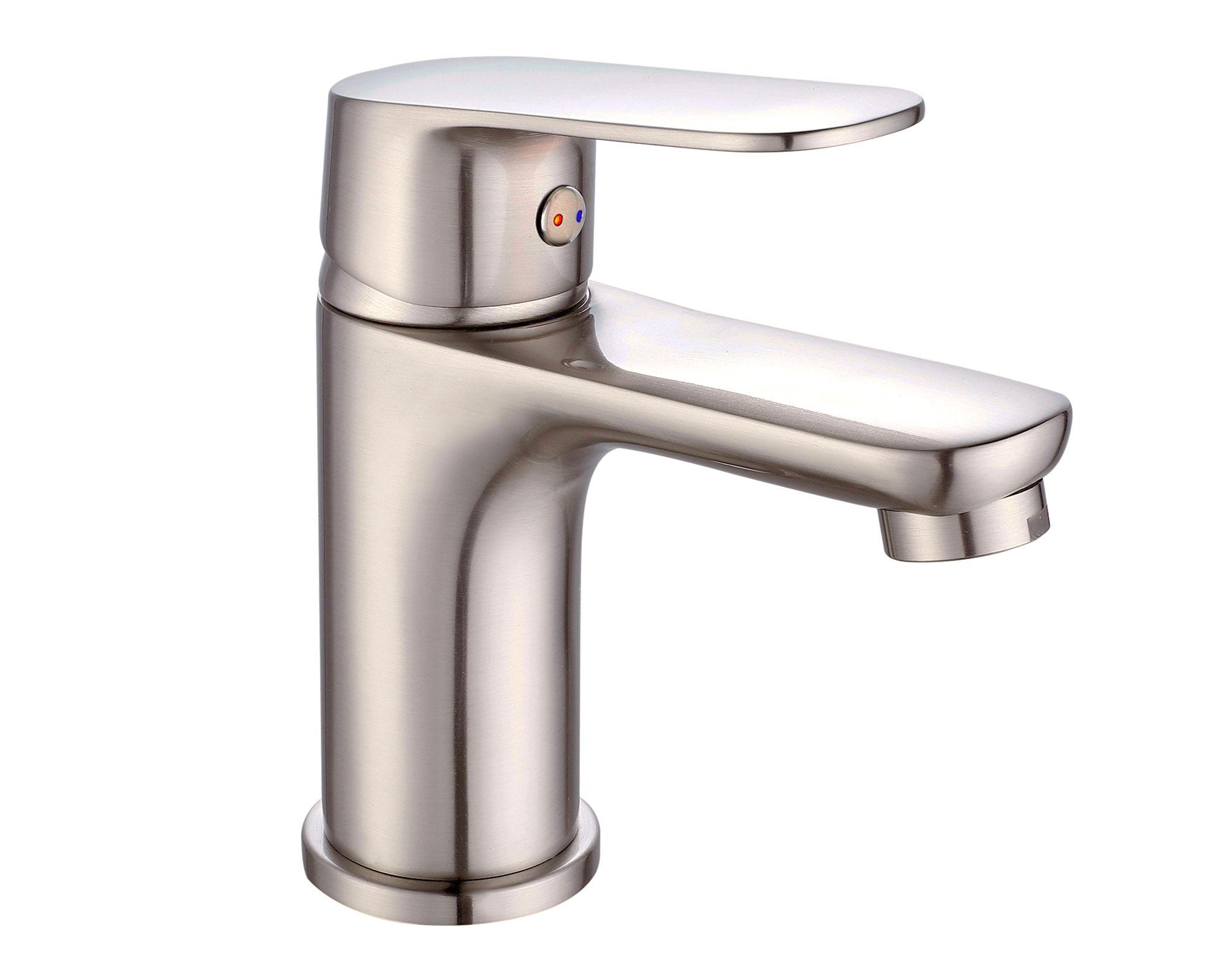 Monomando lavatorio Praga níquel Vessanti-0