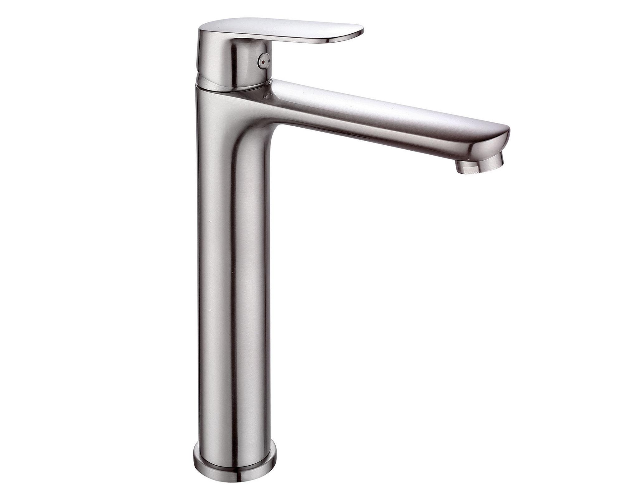 Monomando lavatorio Praga alto níquel Vessanti-4