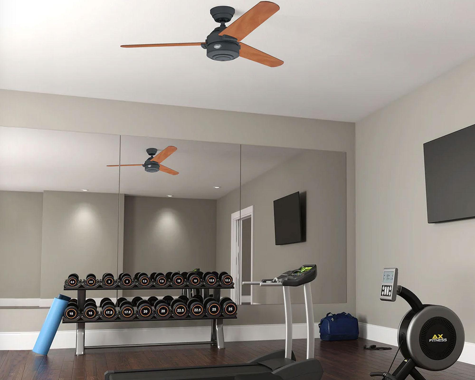 Ventilador de techo Carrera 52'' negro café 100 W-2