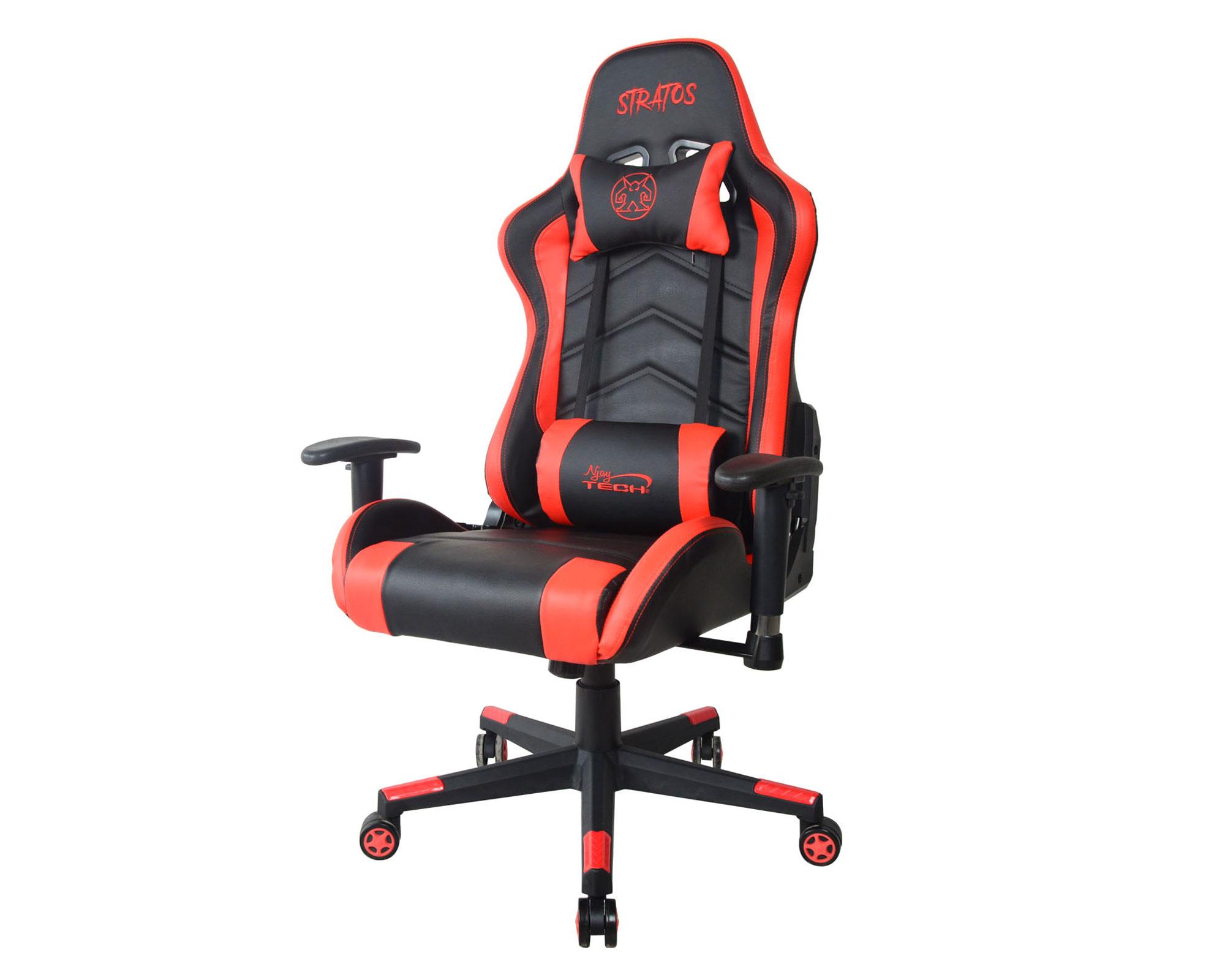 Silla gamer Stratos rojo NjoyTech-1