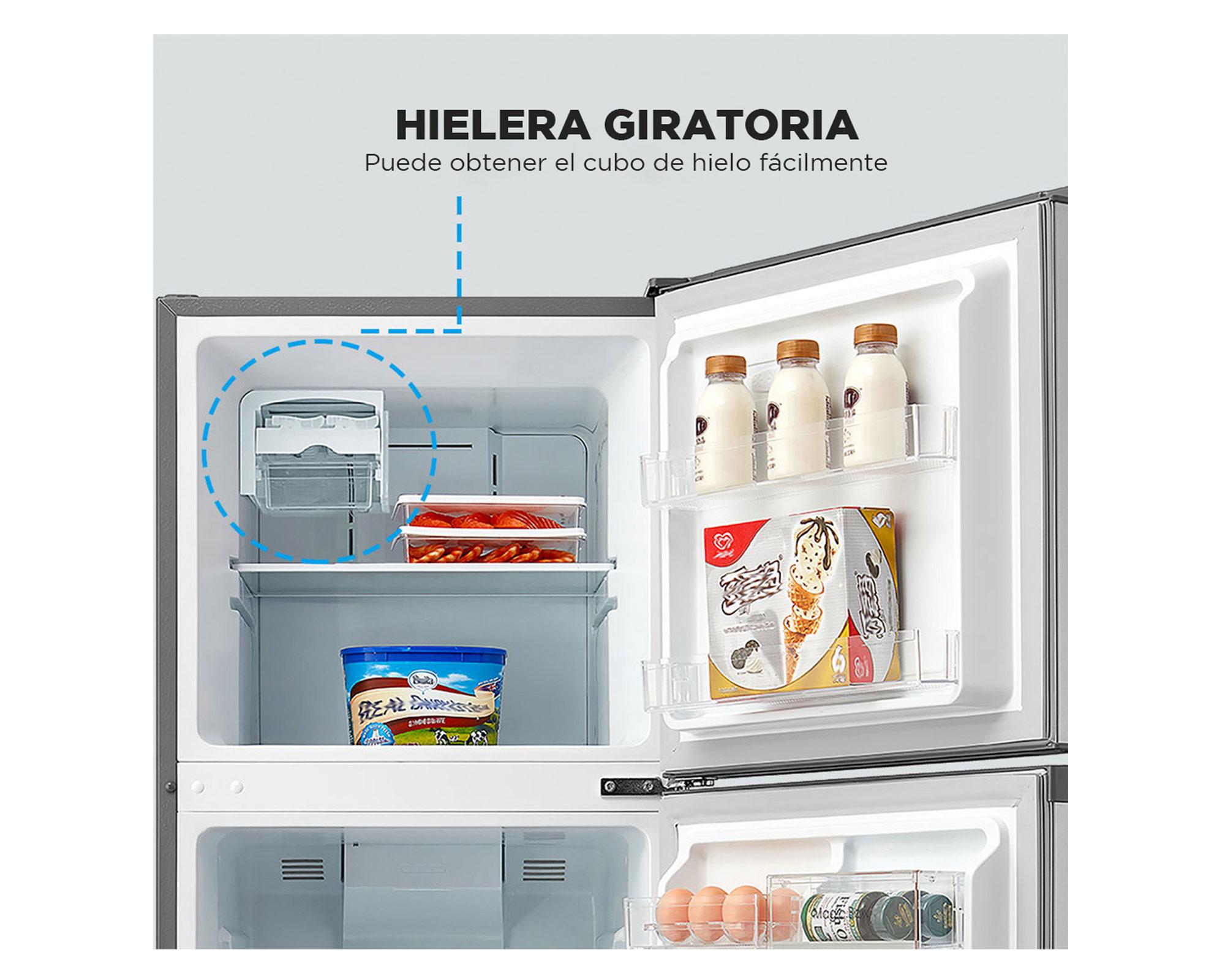 Refrigerador no frost 252 litros MRFS-2700G333FW8 silver Midea-10