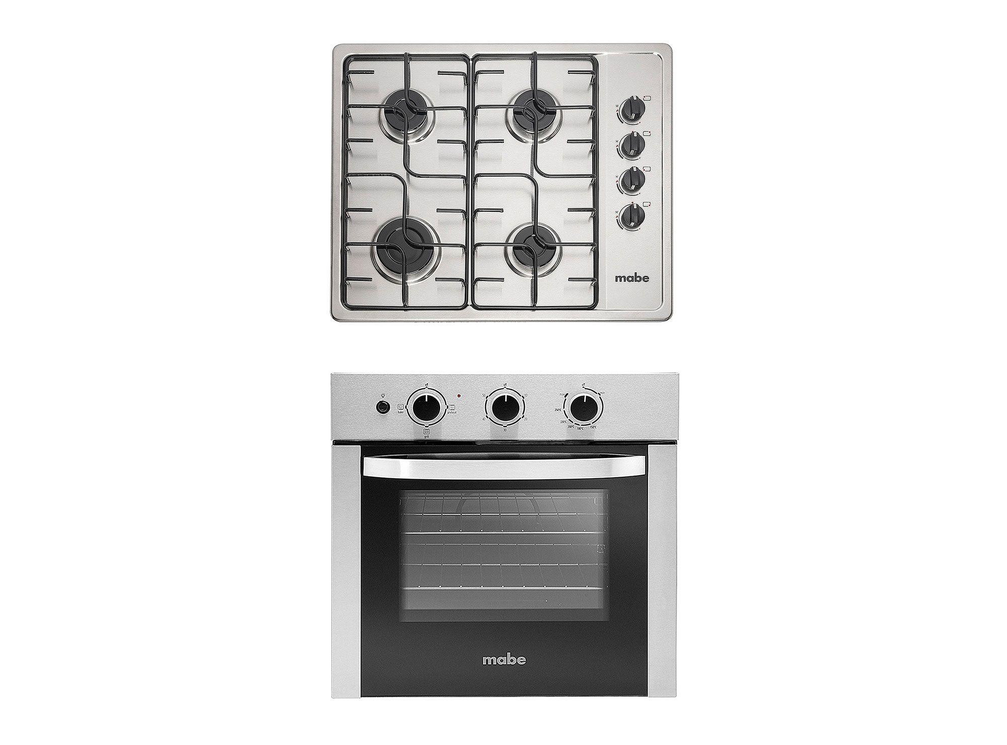 Horno empotrado 66 litros + encimera 4 quemadores Mabe-0
