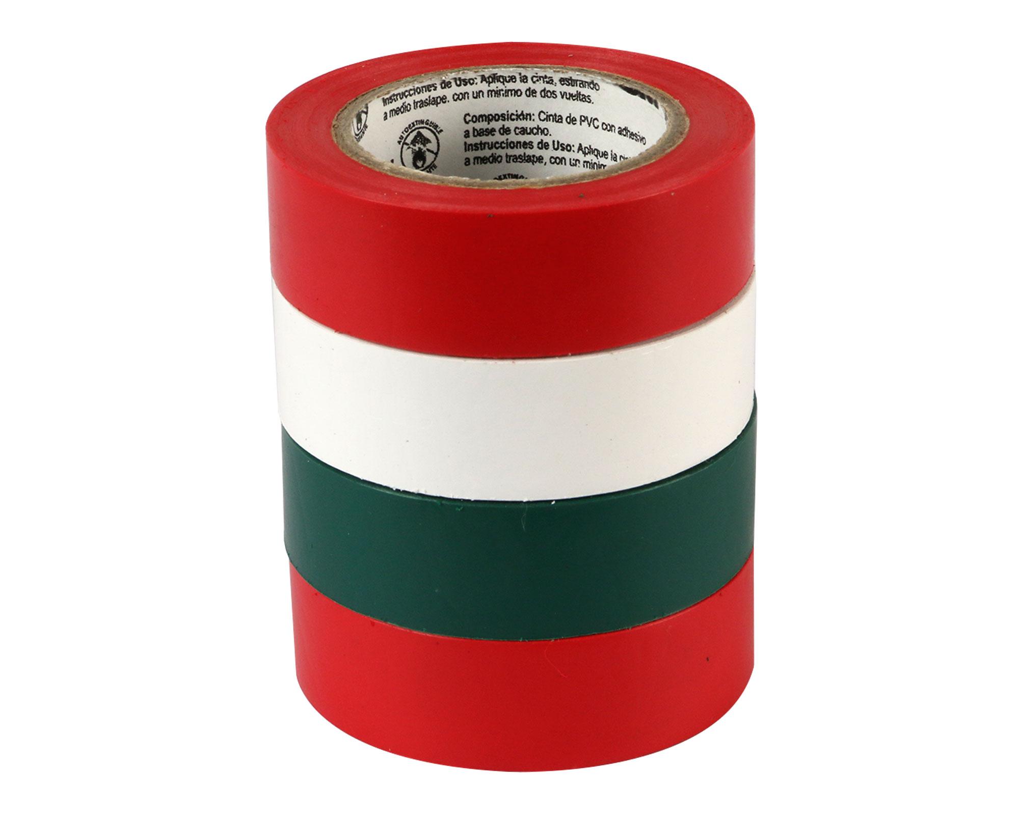 Cinta aislante 10 m 4 unidades 3M-0