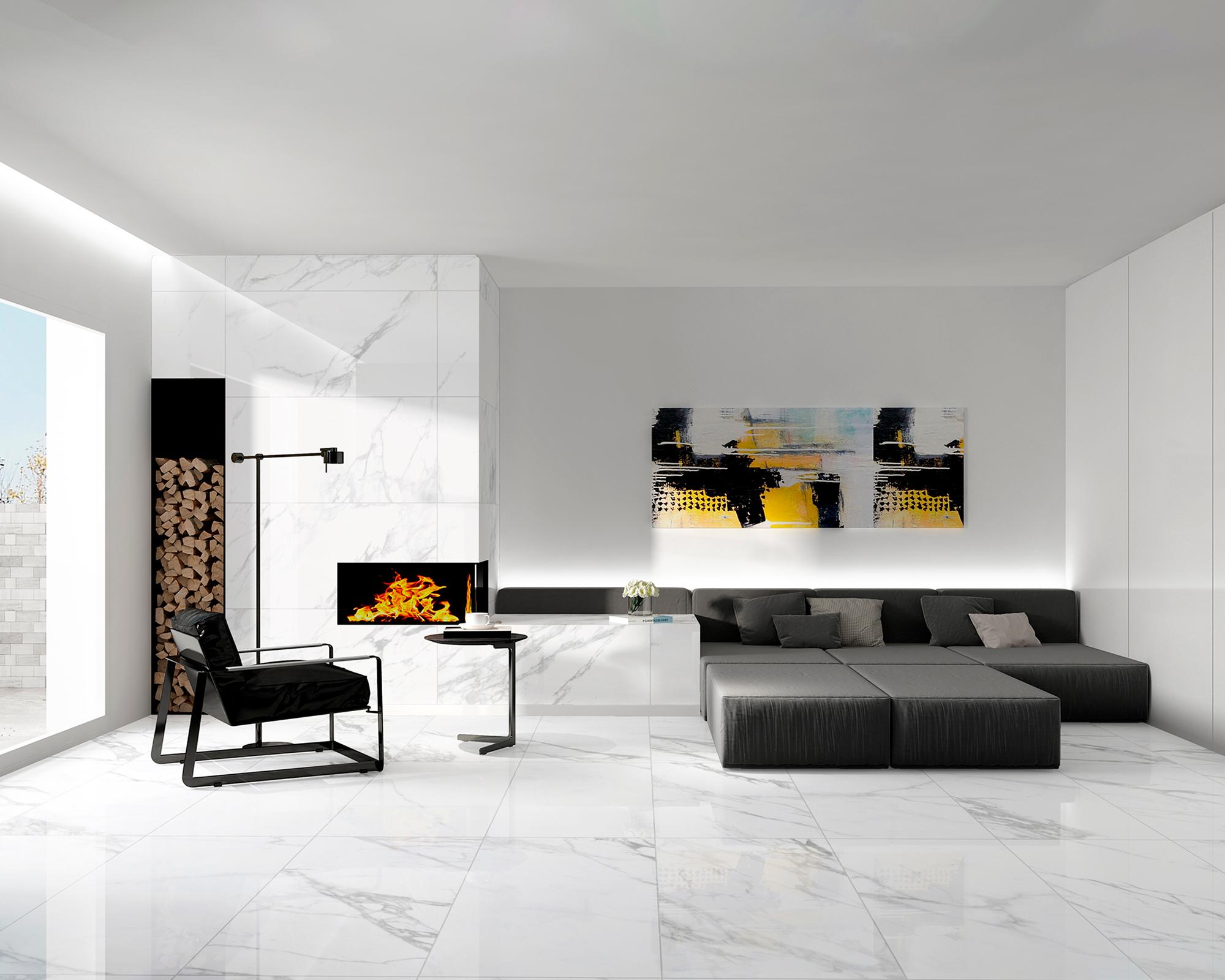 Porcelanato Prestige white pulido 60x120 cm 1.44 m2-4
