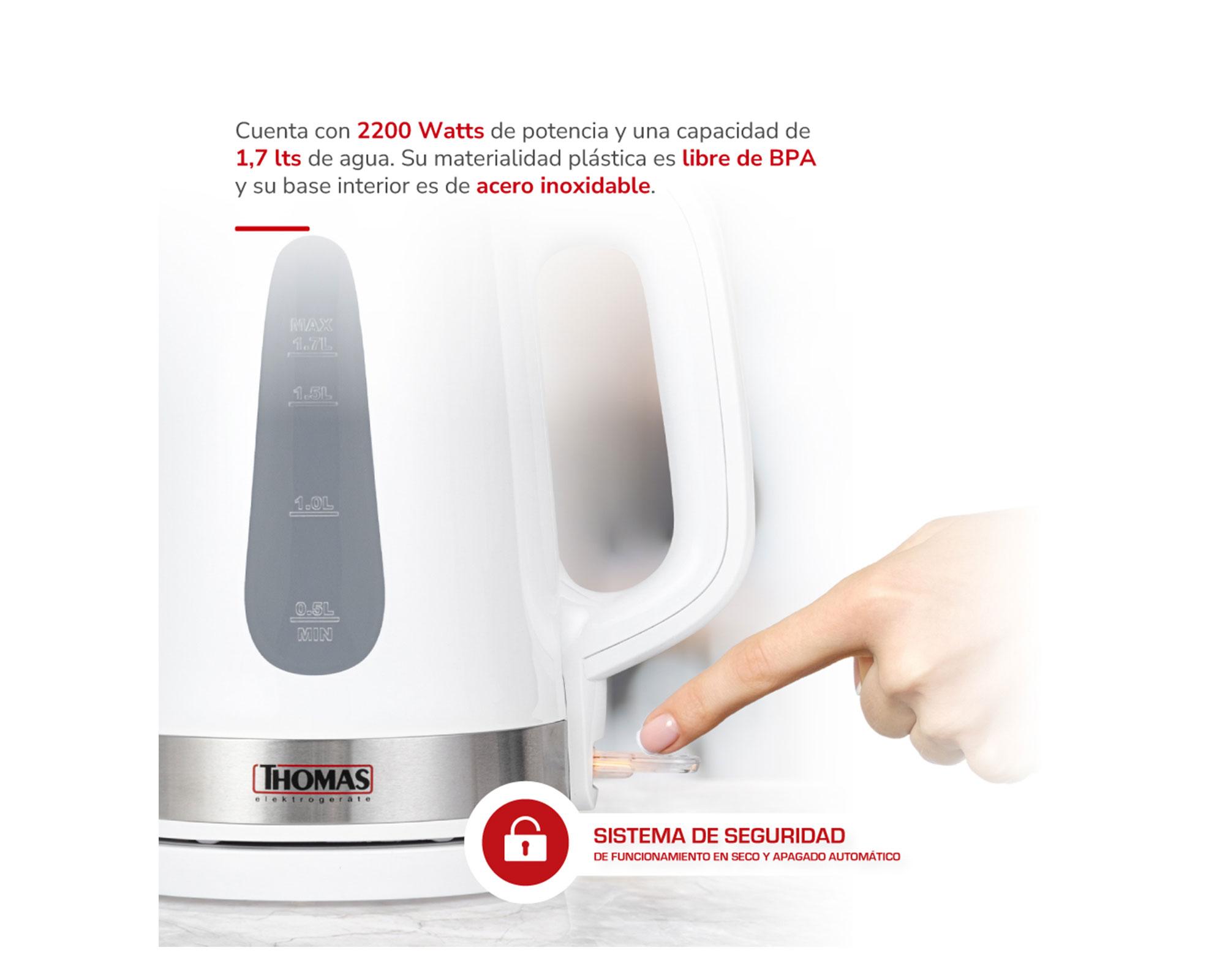 Hervidor 1.7 litros TH-4340 Thomas-8