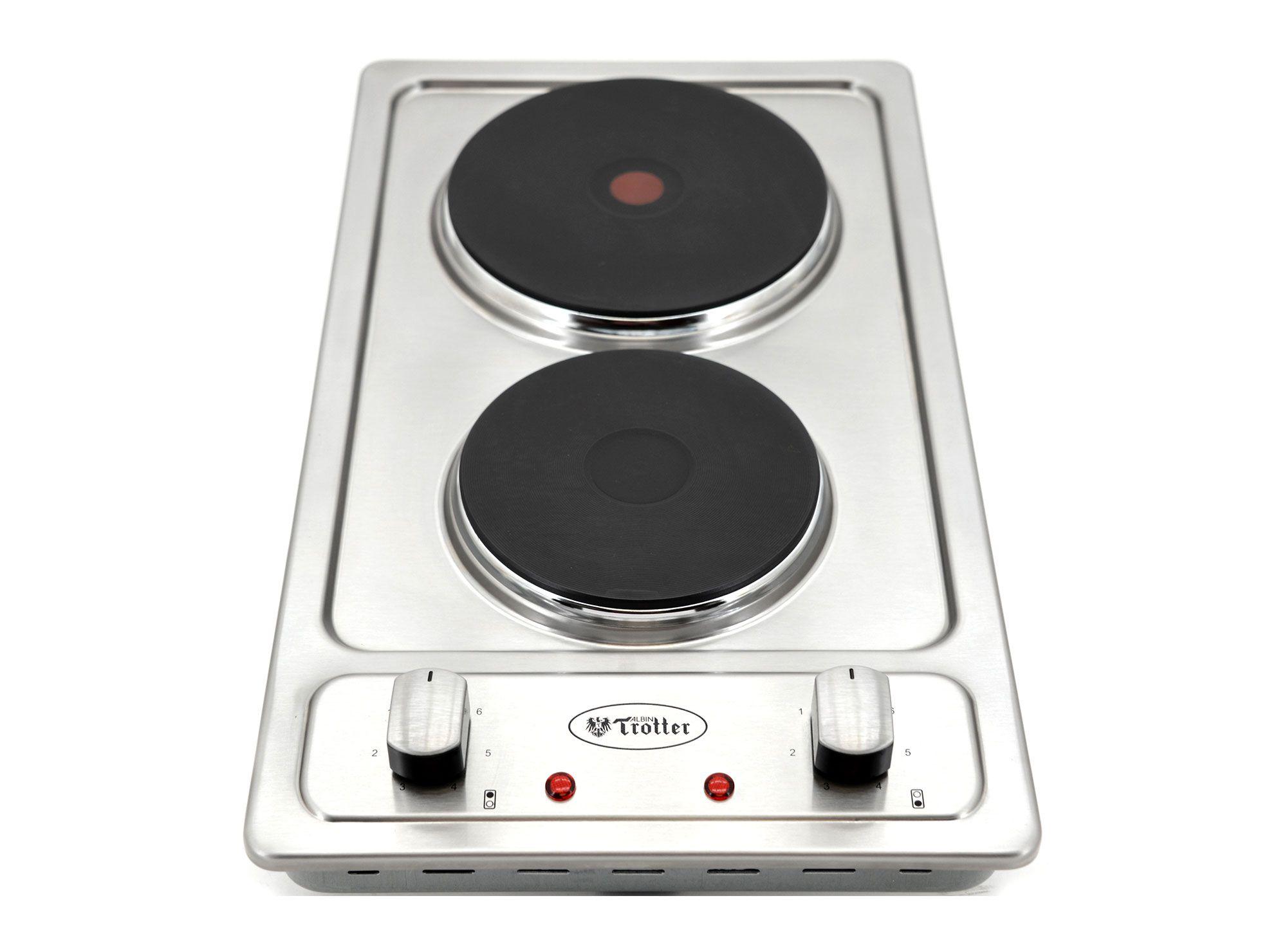 Encimera eléctrica 2 quemadores AT-E XN STROM 2P Albin Trotter-1