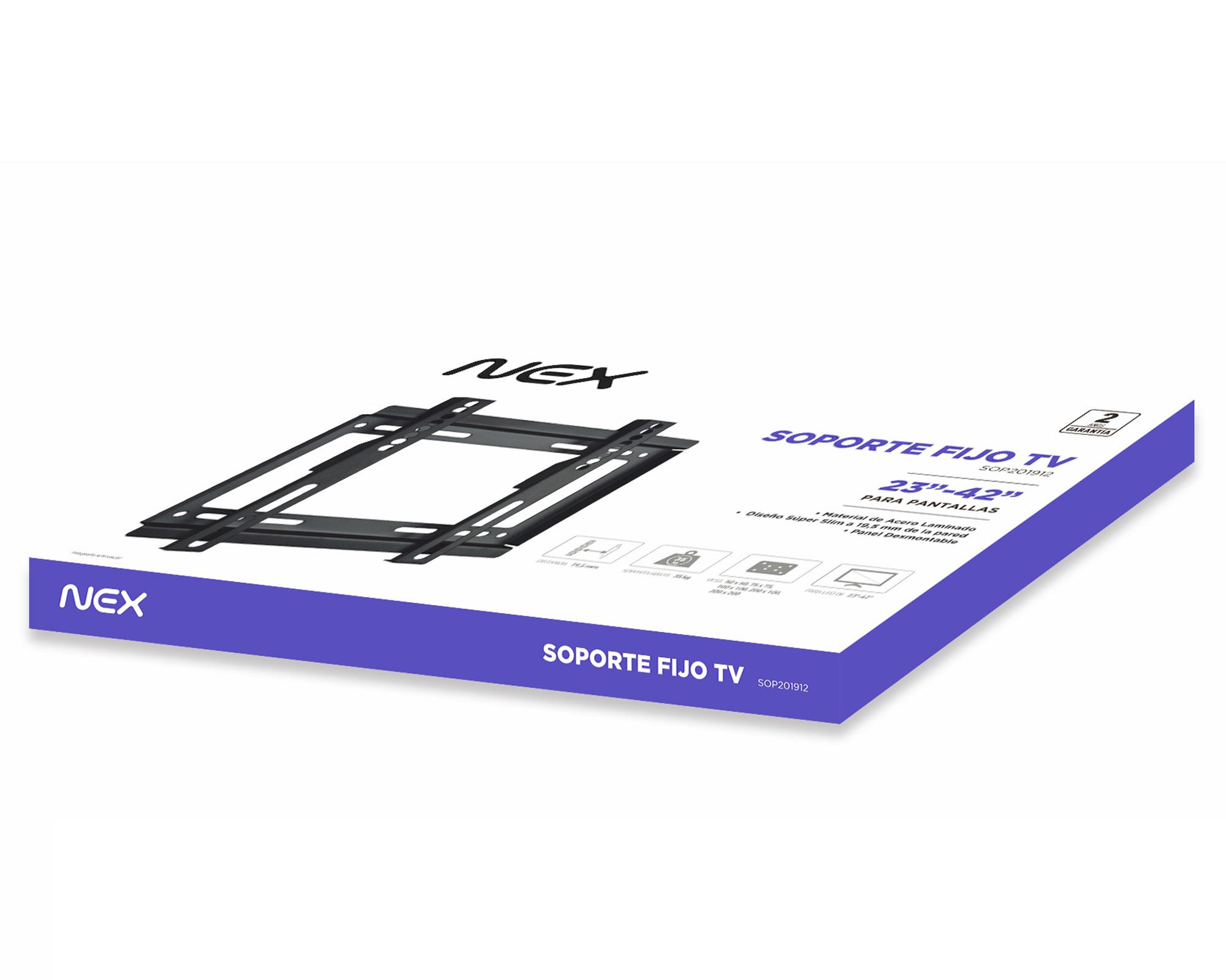 Soporte fijo TV 23-42'' SOP201912 negro-4