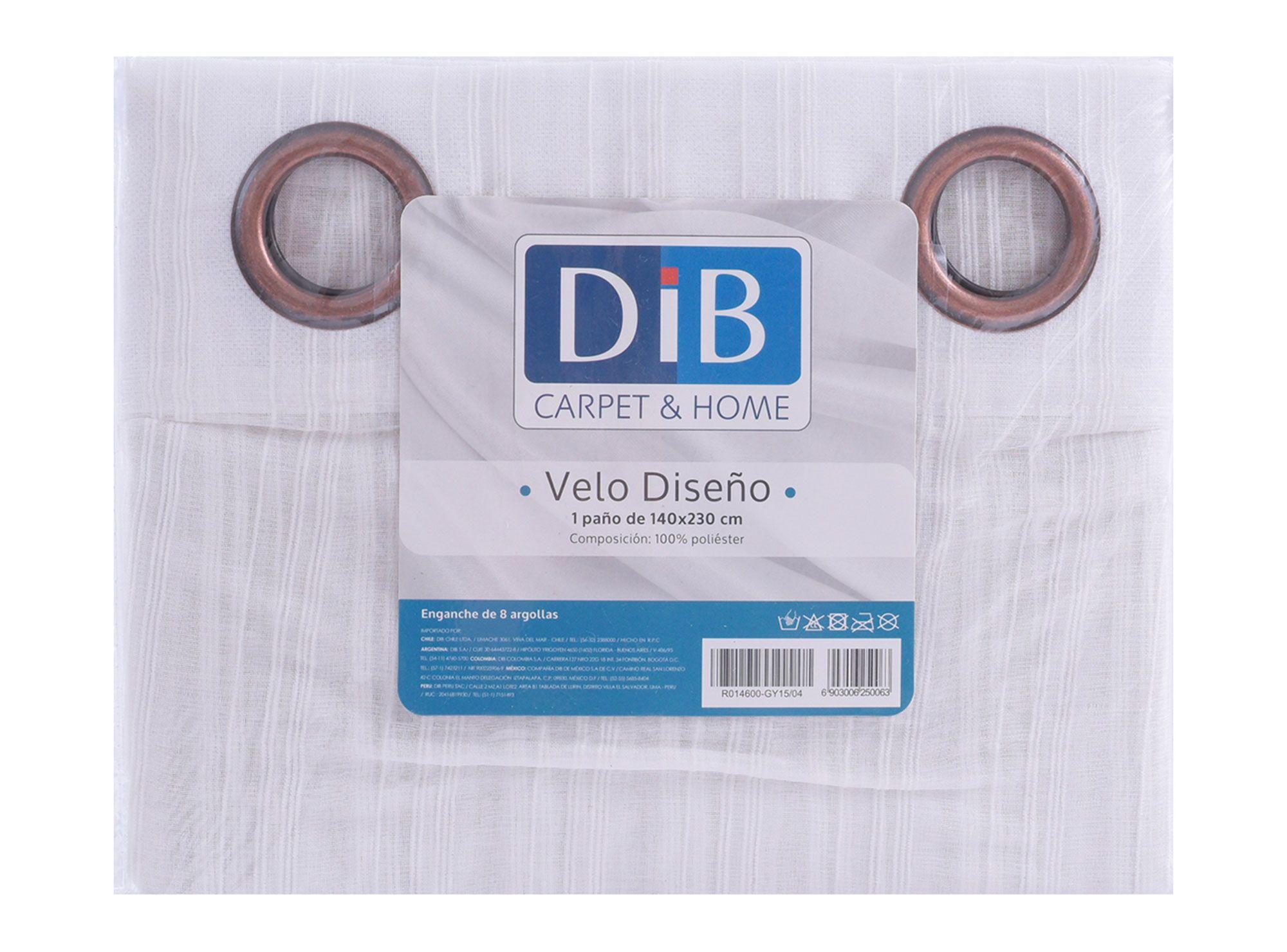 Cortina velo 140x230 cm GYS15 beige Dib-3
