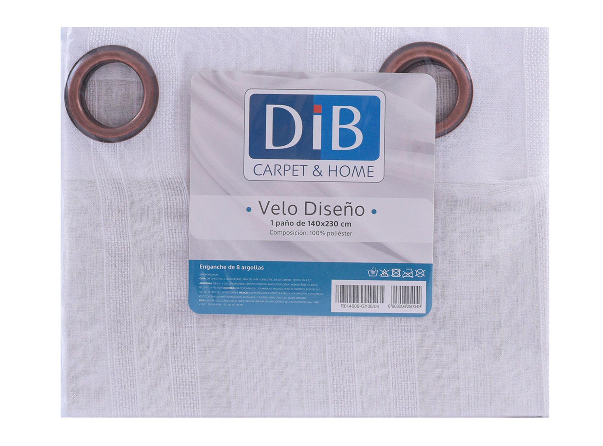 Cortina velo 140x230 cm GYS06 beige Dib-3