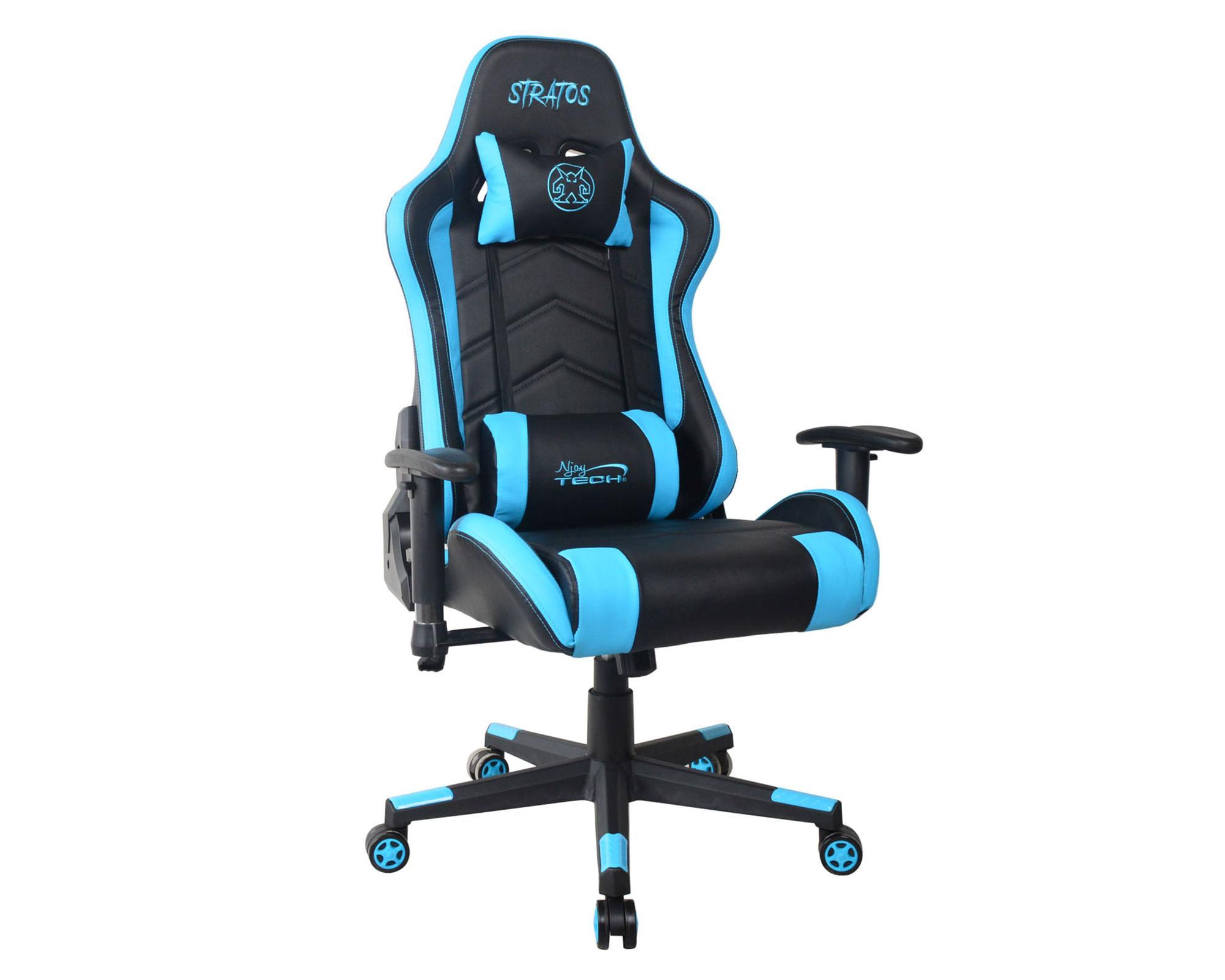 Silla gamer Stratos azul NjoyTech-5