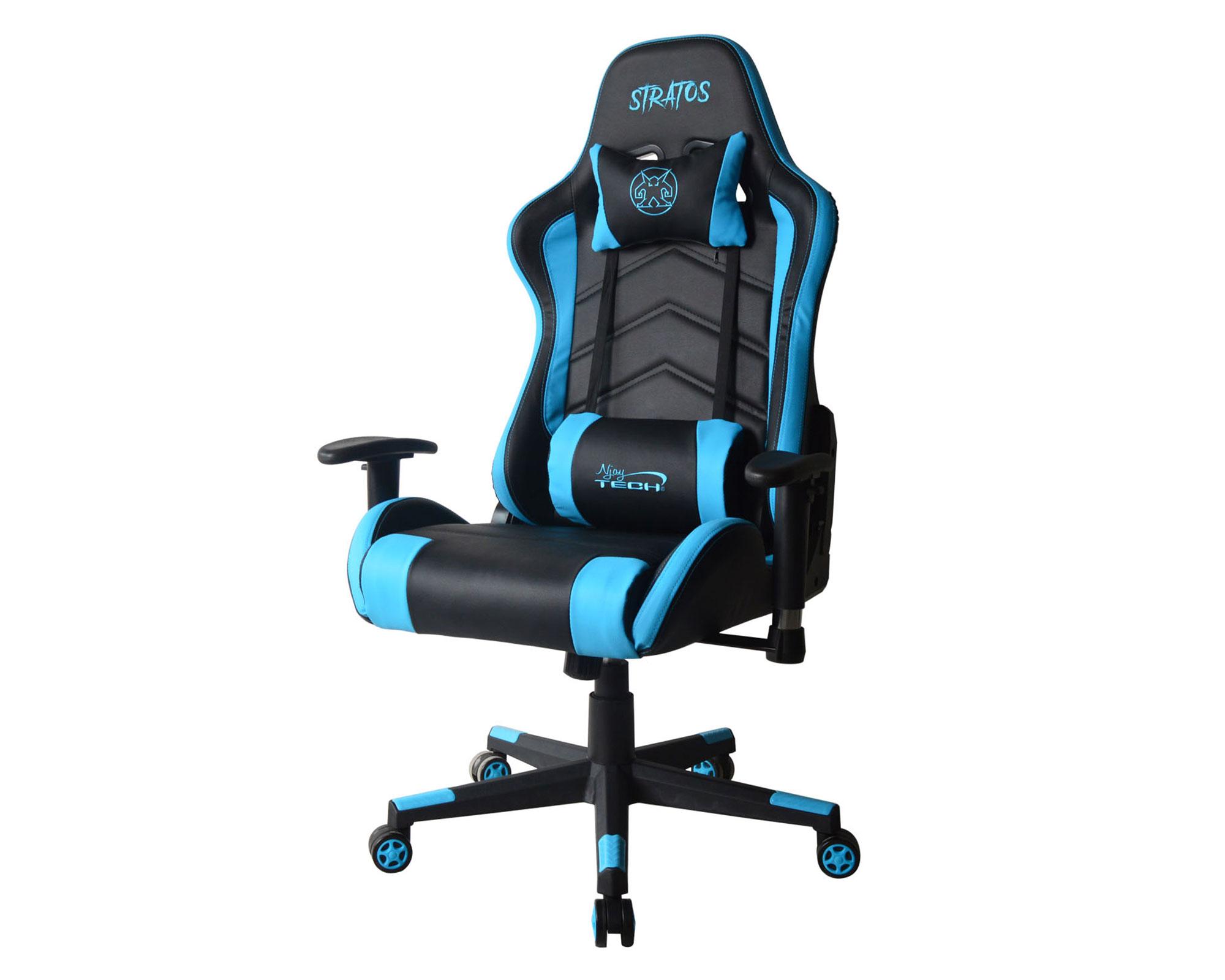 Silla gamer Stratos azul NjoyTech-1