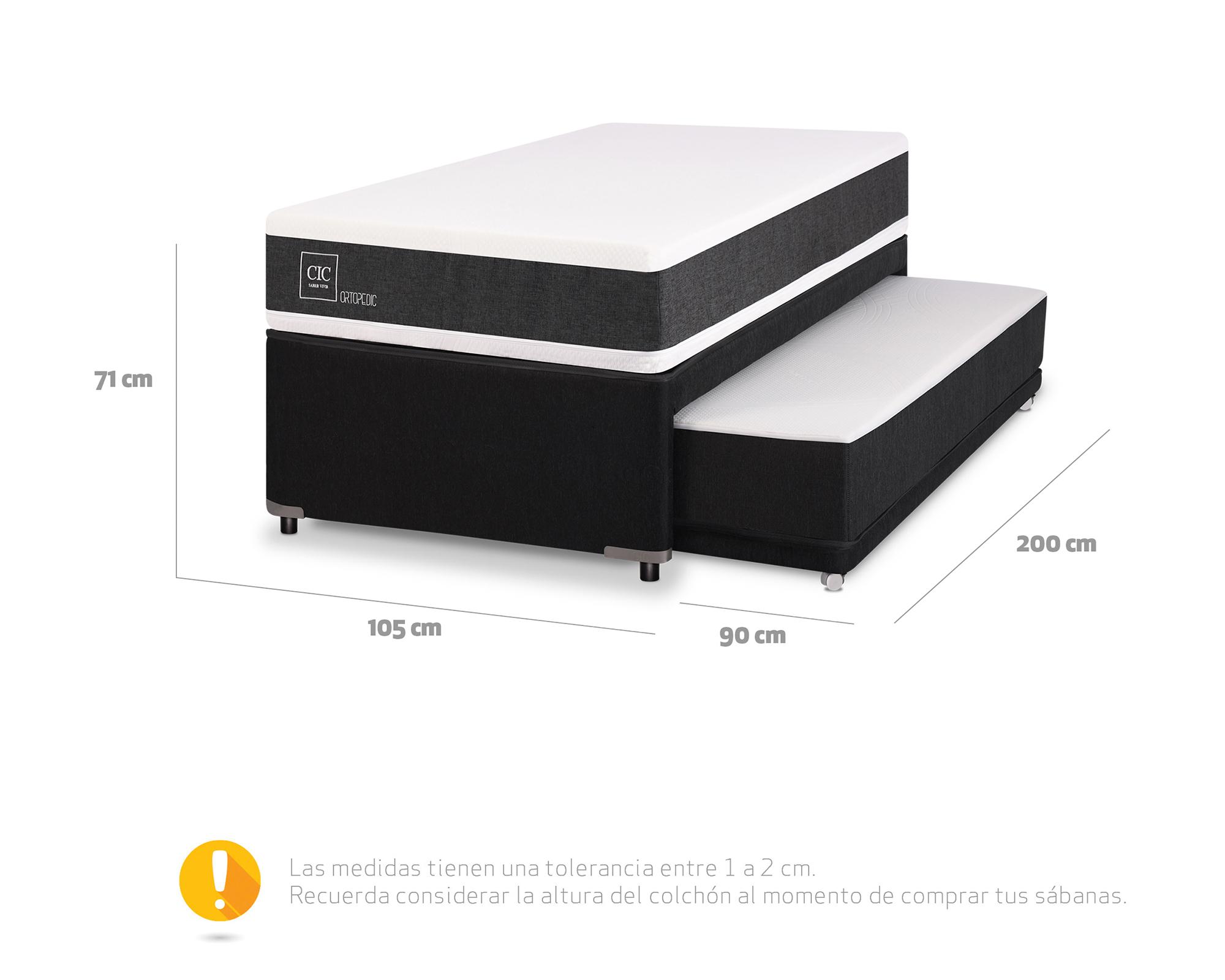 Diván 1.5 plazas Ortopedic Cic-8