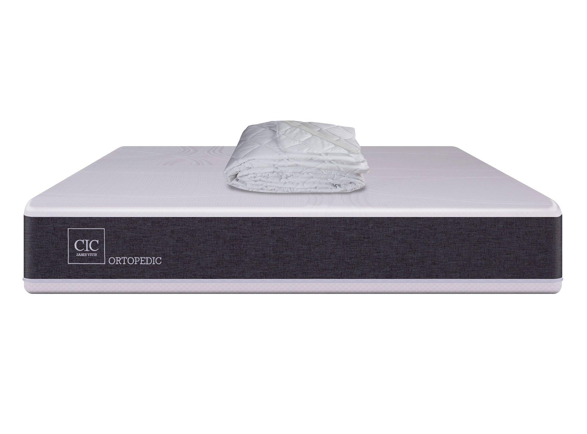 Colchón king Ortopedic + cubrecolchón Cic-0
