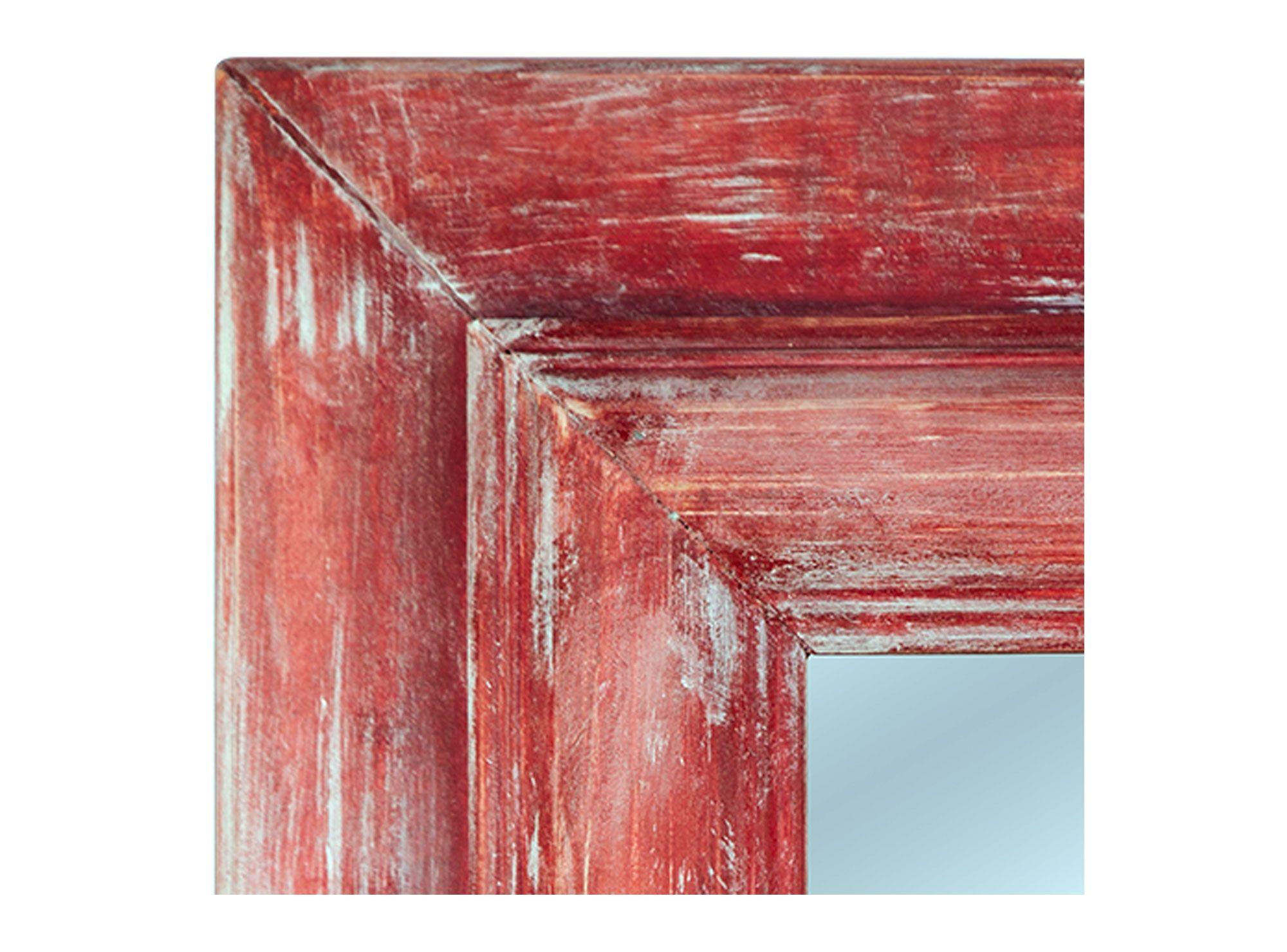 Espejo 45x45 cm Vichuquen rojo Decoartesano-1