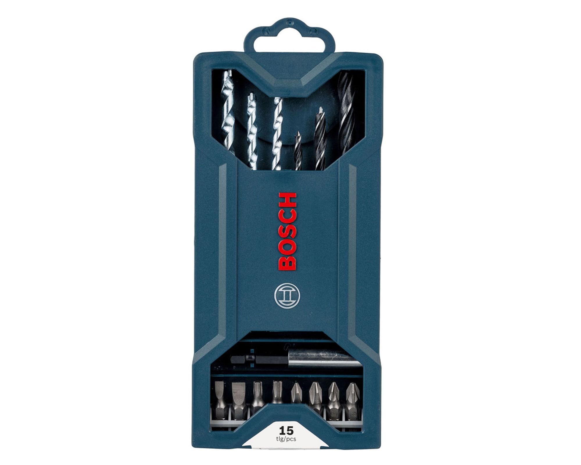 Set puntas y brocas Mini X-Line 15 piezas Bosch.-0