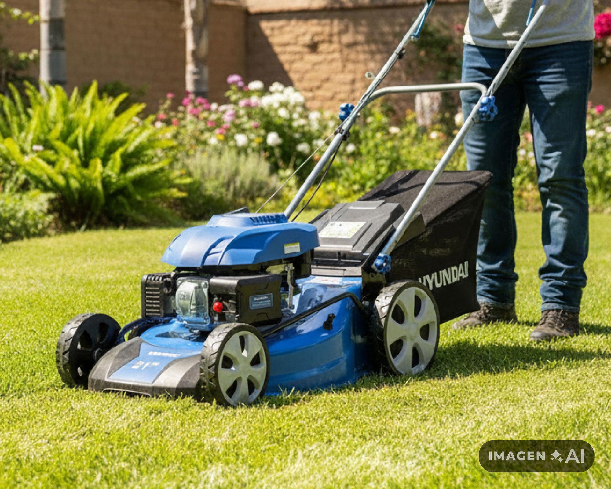 Cortacésped manual 173 cc 3.3Kw 21'' 82HYGM53P Hyundai-4