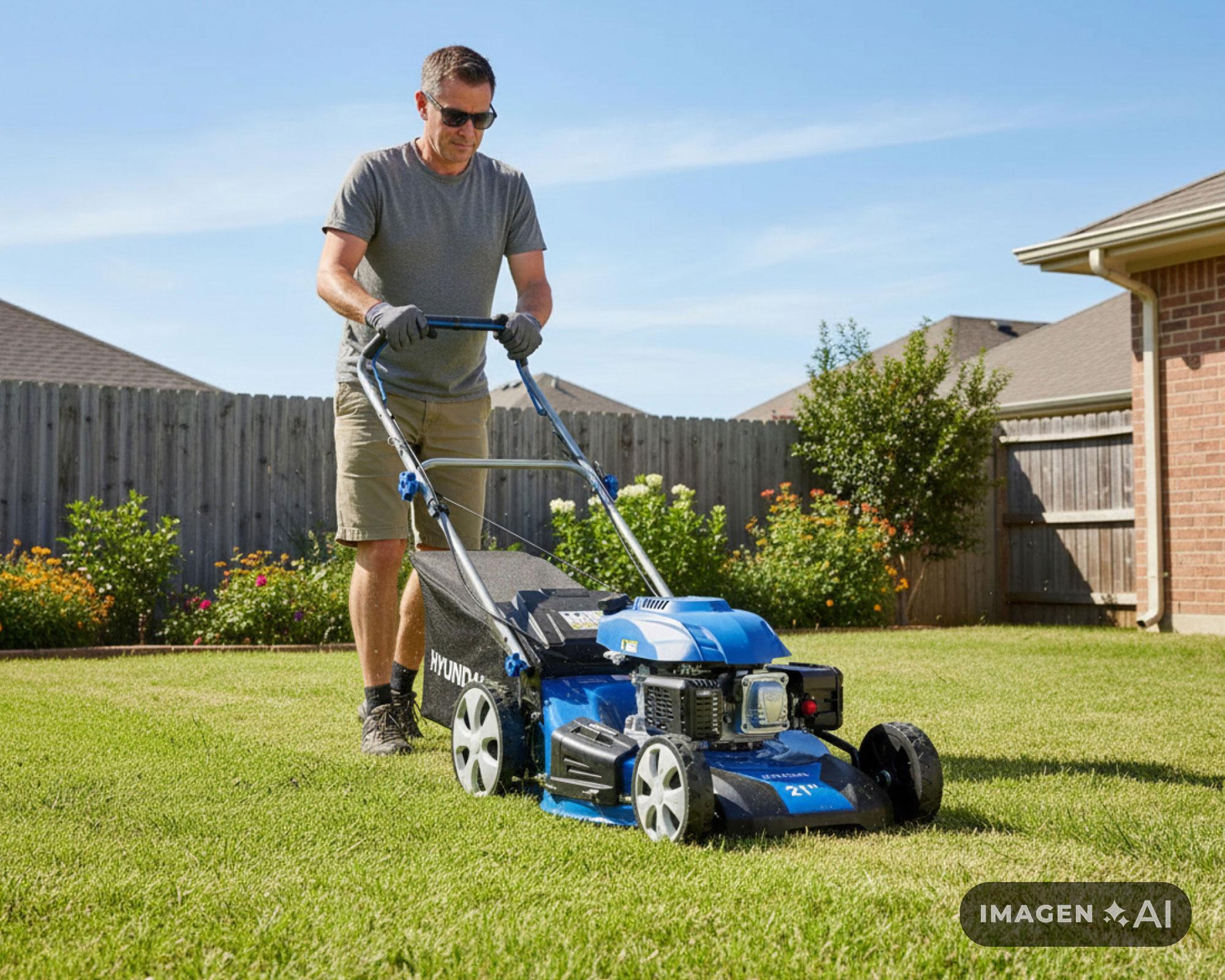 Cortacésped manual 173 cc 3.3Kw 21'' 82HYGM53P Hyundai-3