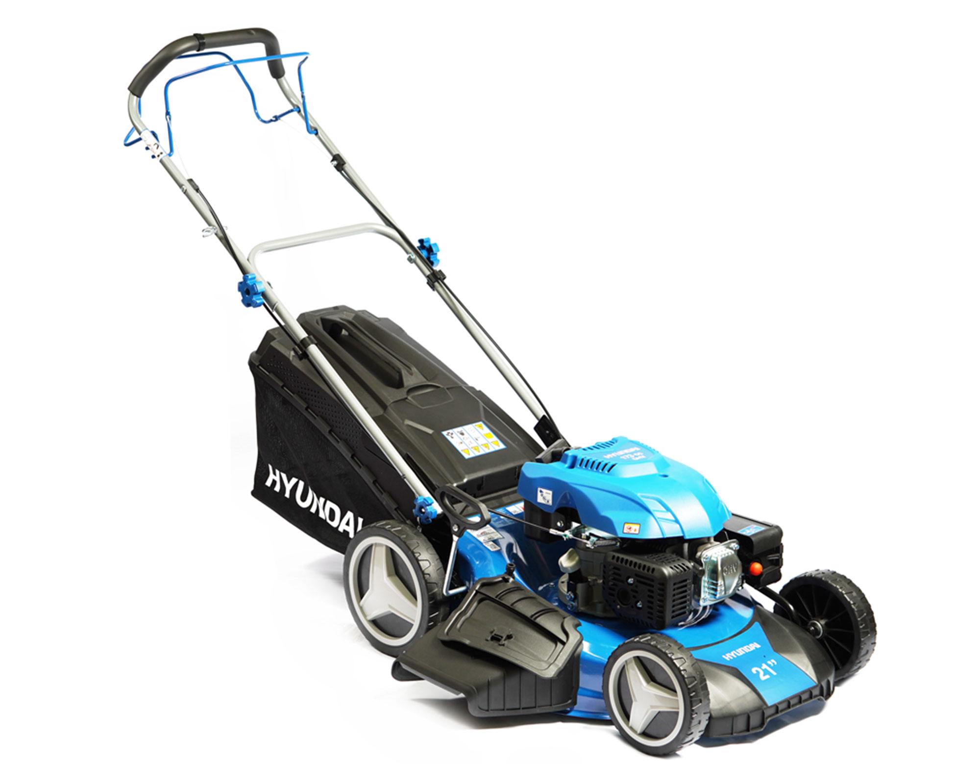 Cortacésped combustión 53 cm 3,3 kW autopropulsado 82HYGM53S Hyundai.-0