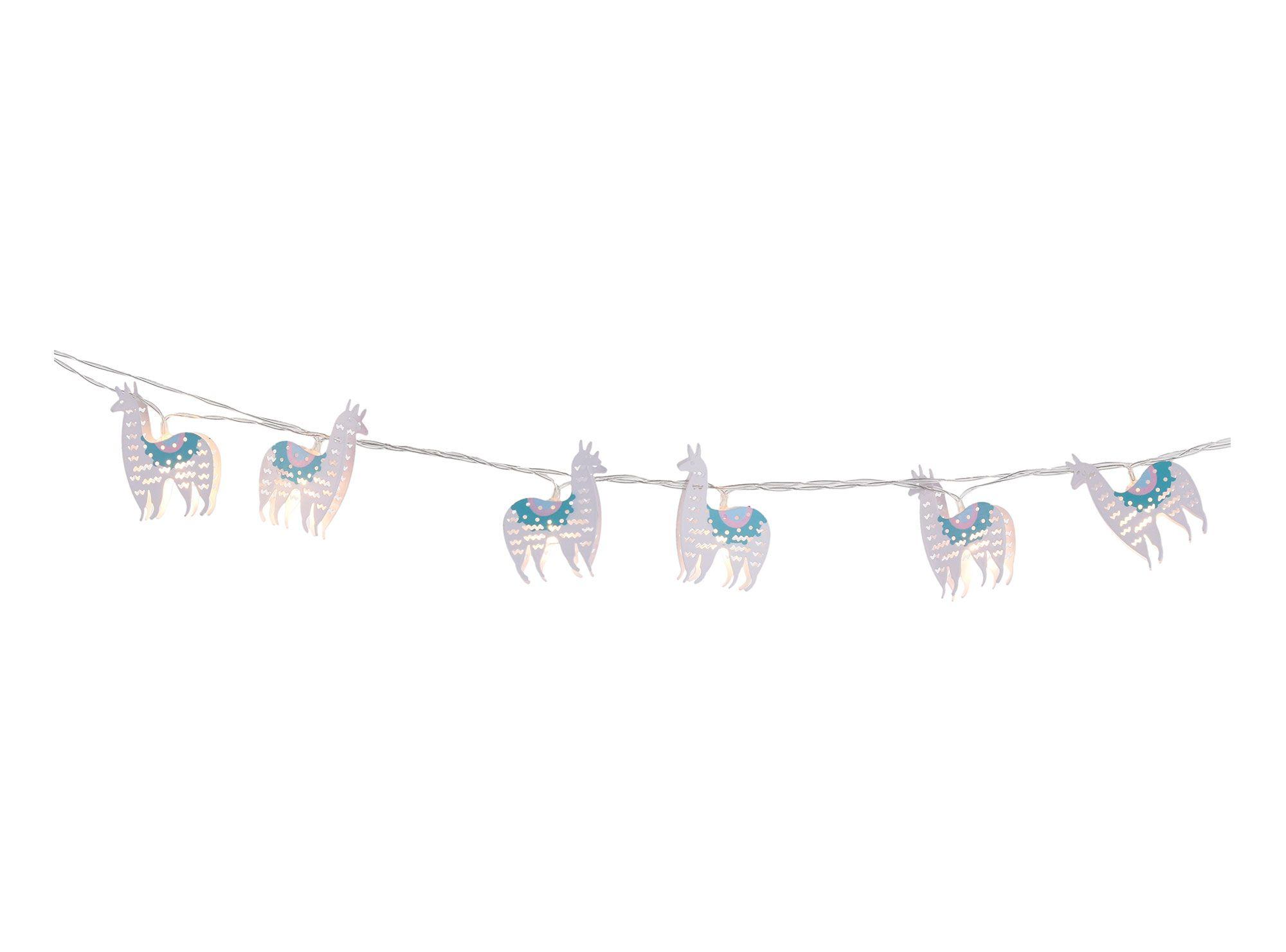 Guirnalda 10L LED Alpaca blanco/turquesa Conceptlighting-4